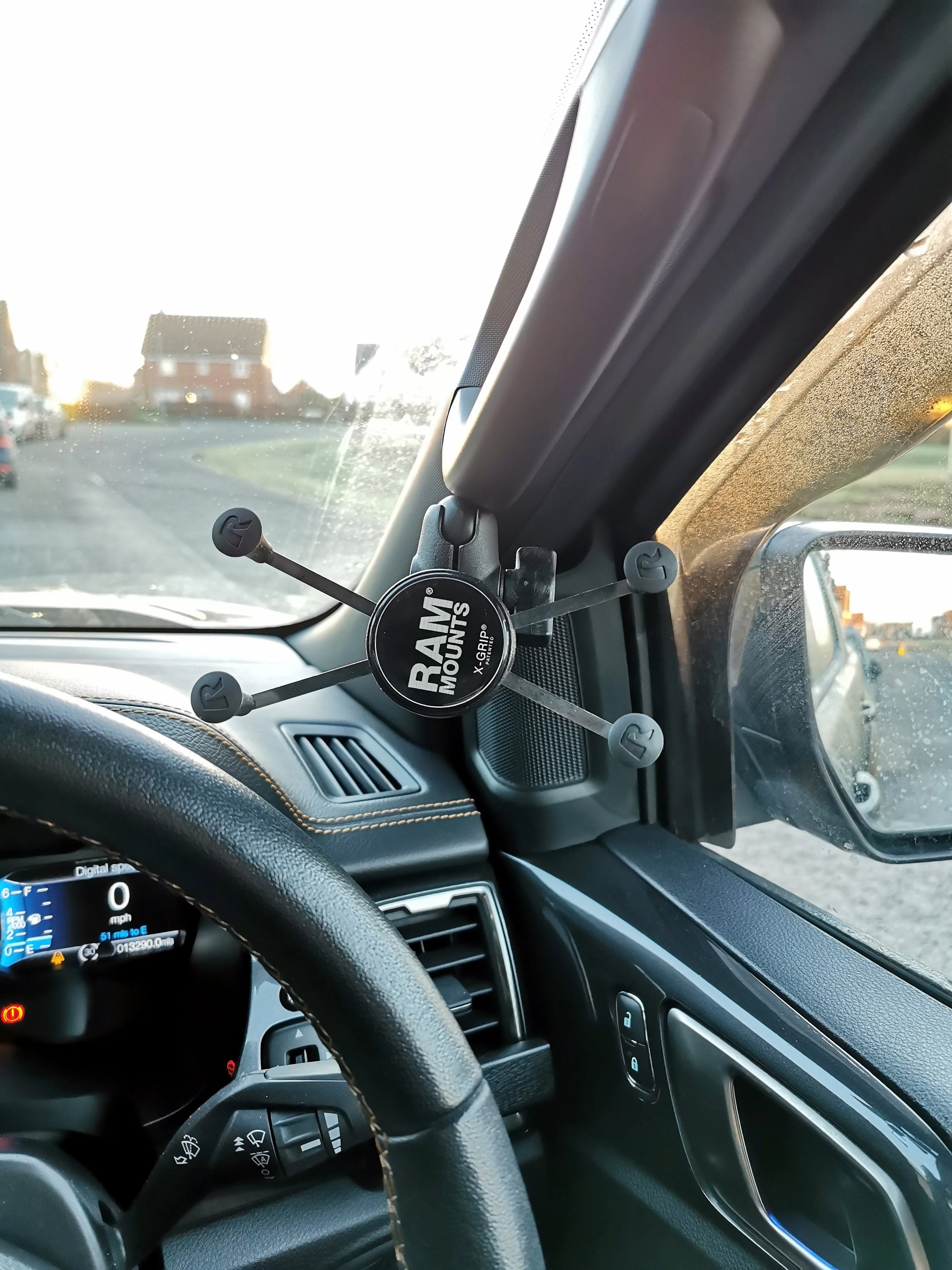 RAM Mount Adaptation Kit for Ford Ranger UK — Grab Handle Phone Holder ...