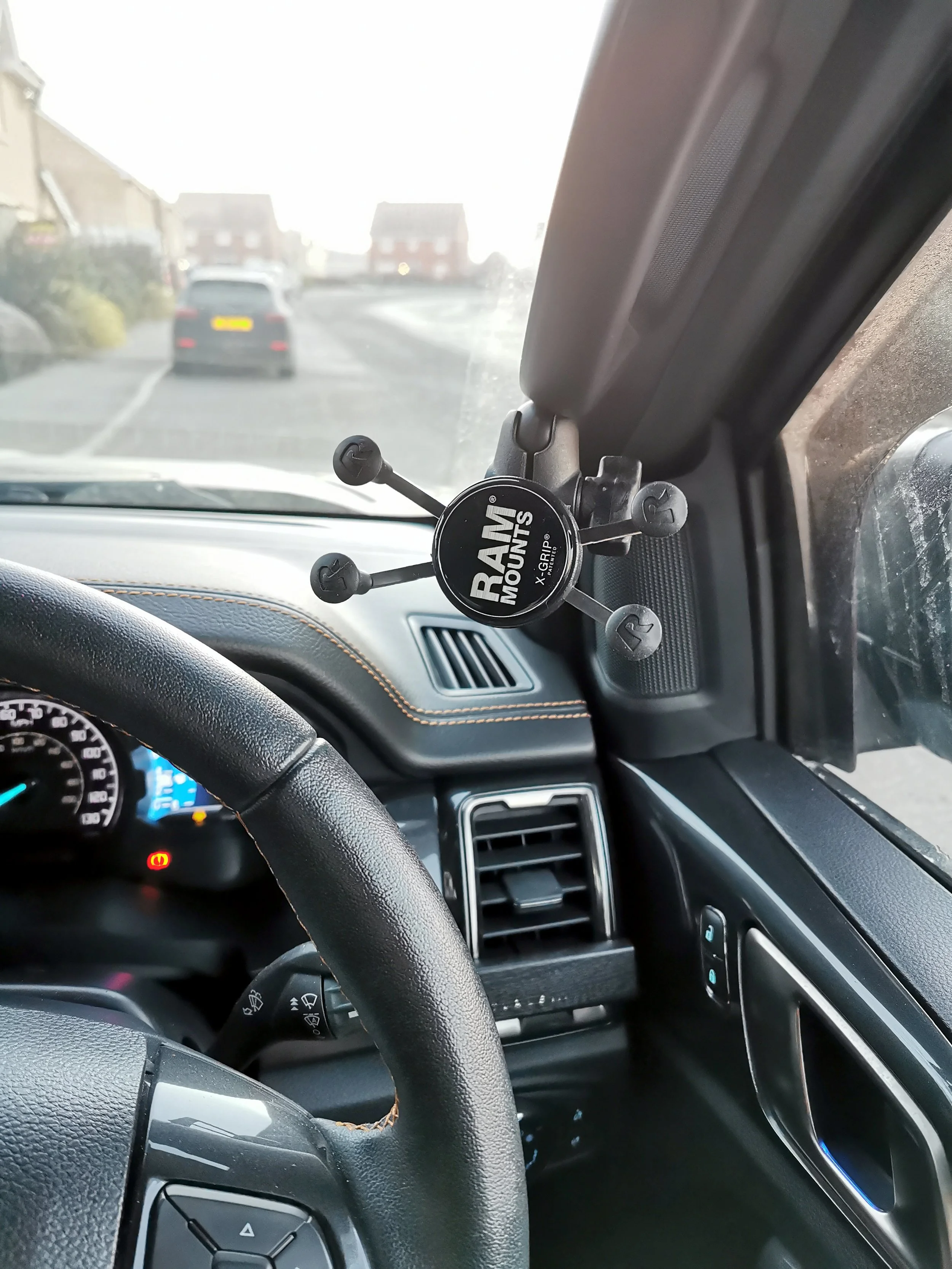 RAM Mount Adaptation Kit for Ford Ranger UK — Grab Handle Phone Holder ...