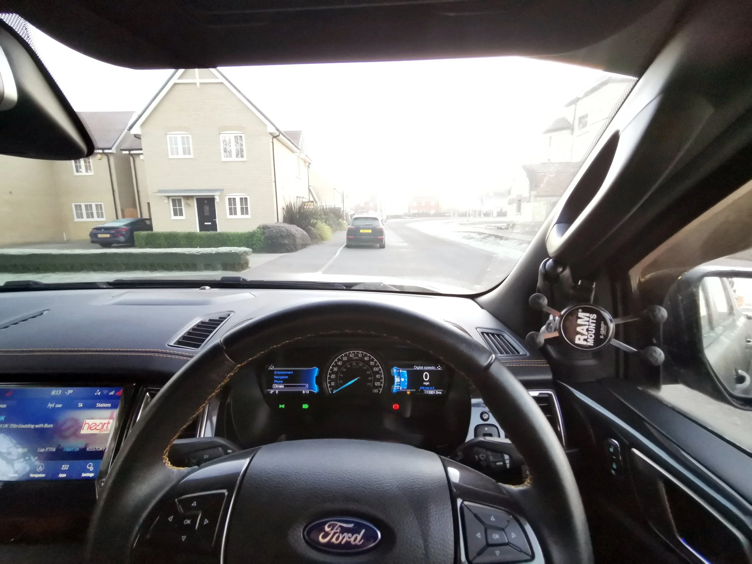 RAM Mount Adaptation Kit for Ford Ranger UK — Grab Handle Phone Holder ...