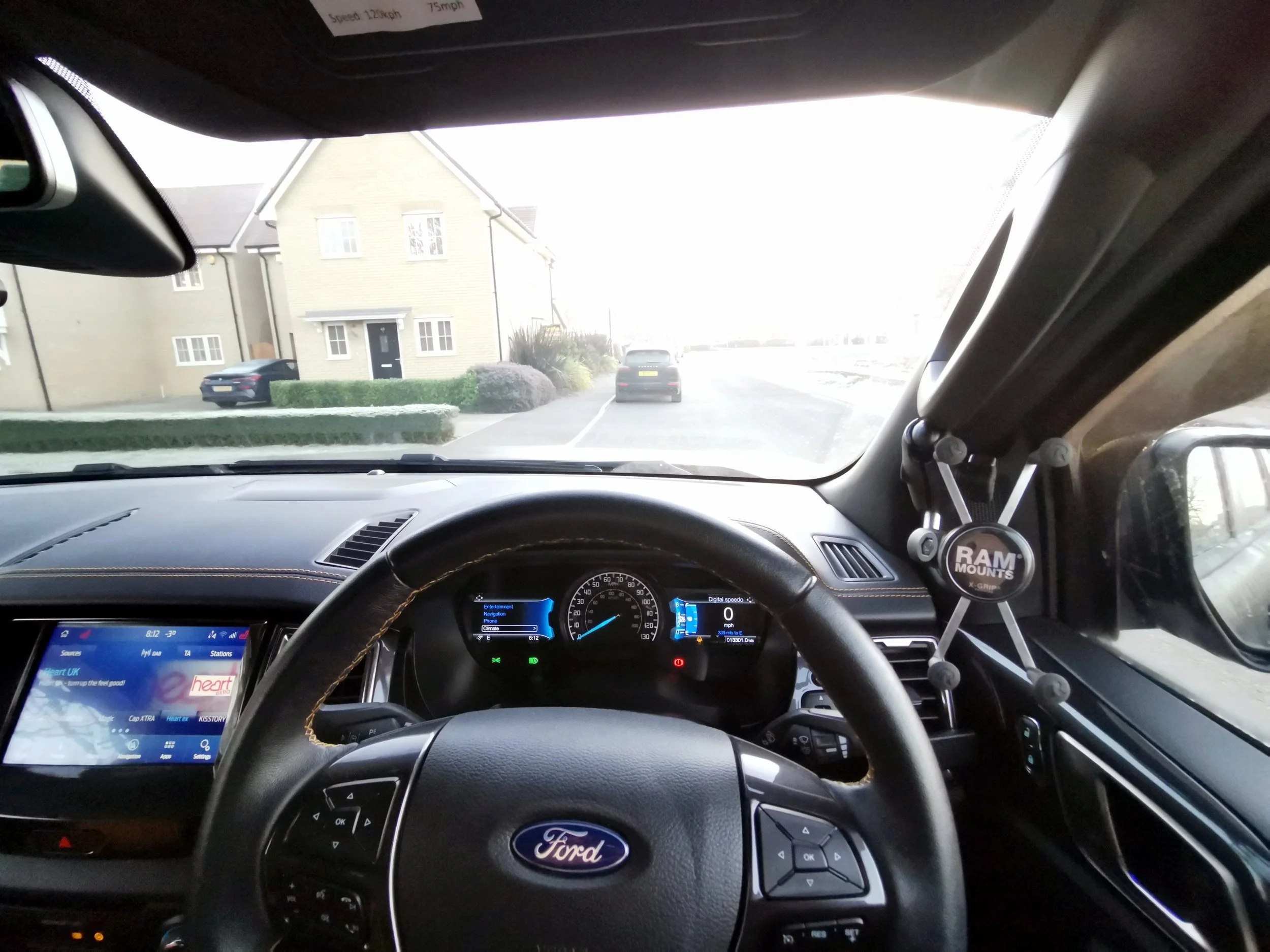 RAM Mount Adaptation Kit for Ford Ranger UK — Grab Handle Phone Holder ...