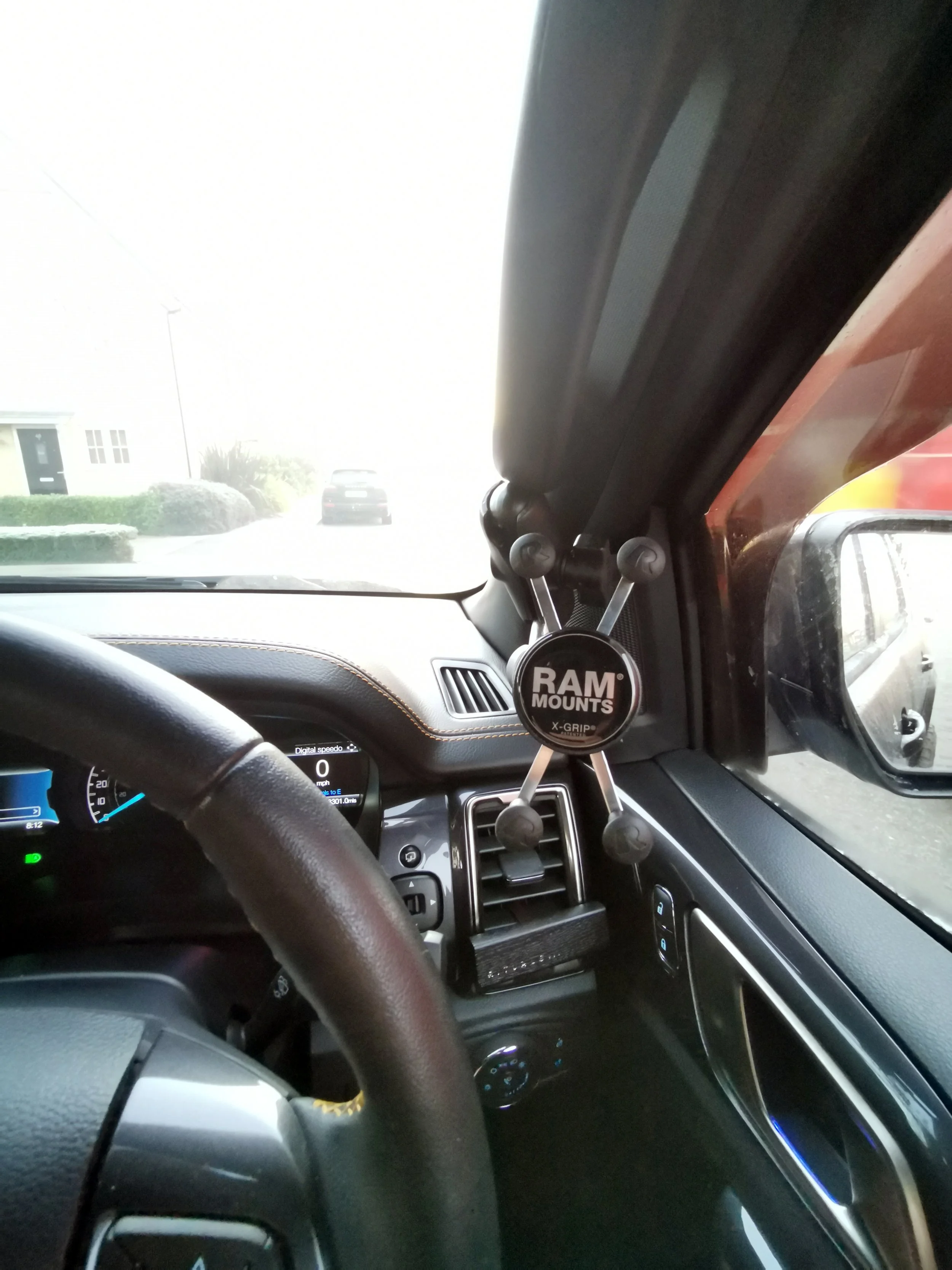 RAM Mount Adaptation Kit for Ford Ranger UK — Grab Handle Phone Holder ...