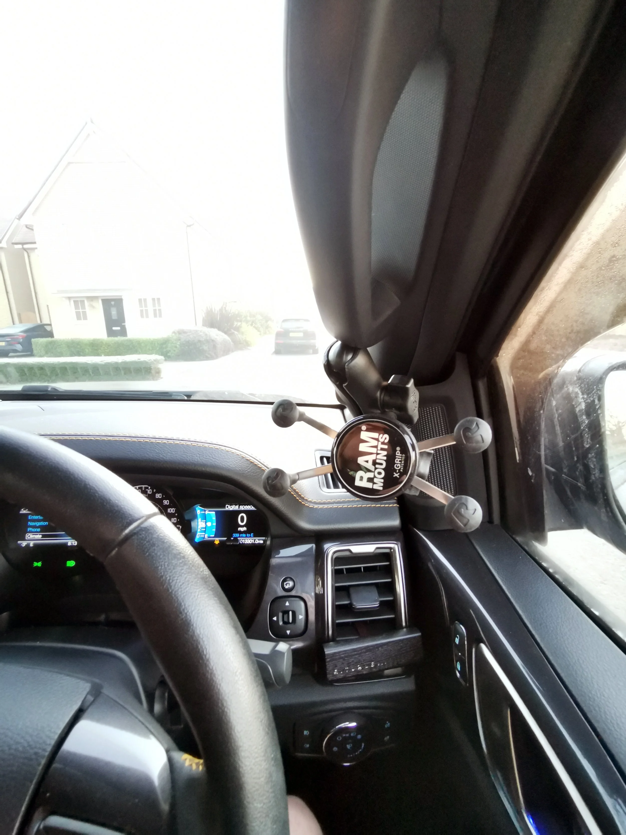 RAM Mount Adaptation Kit for Ford Ranger UK — Grab Handle Phone Holder ...