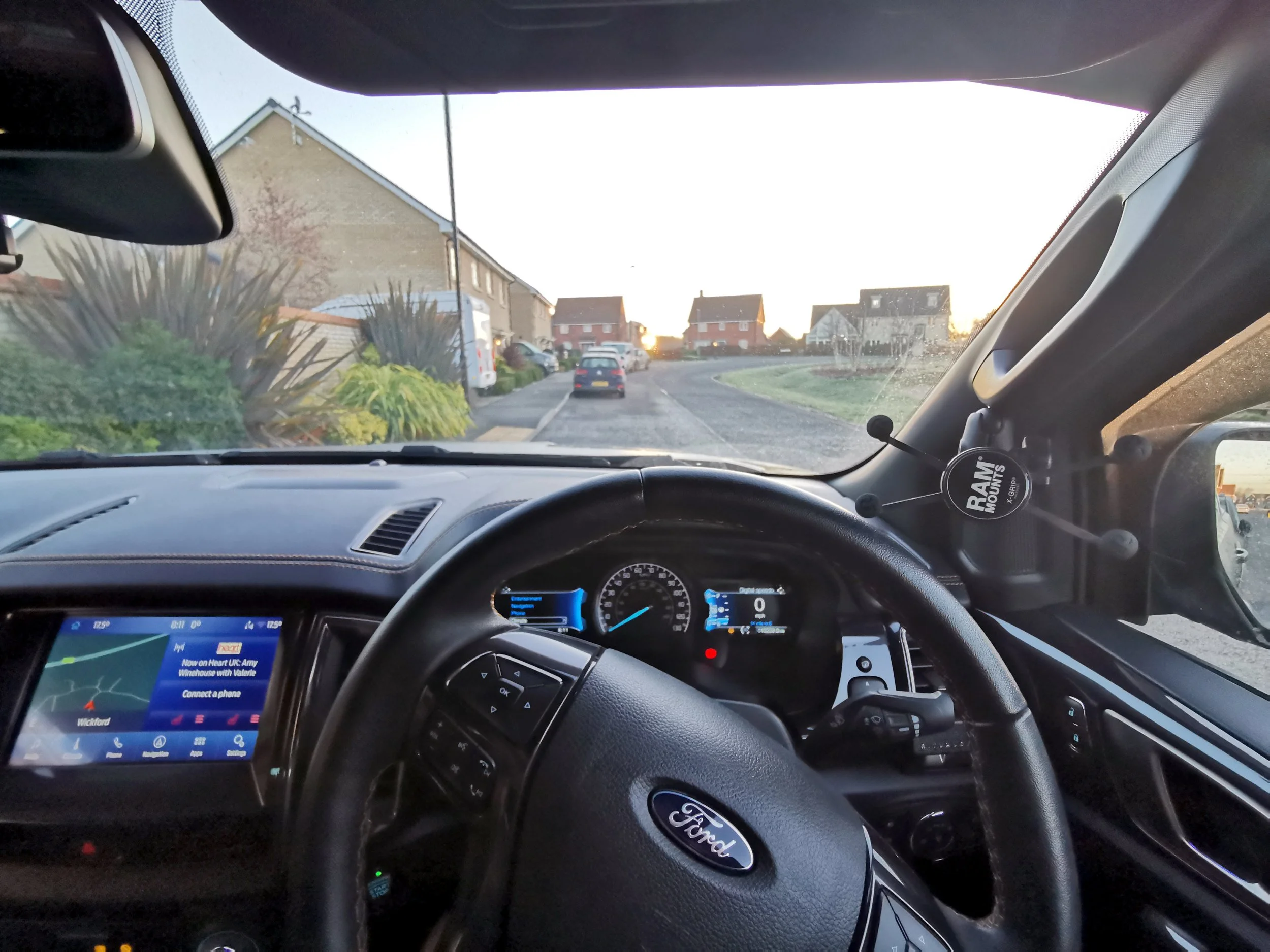 RAM Mount Adaptation Kit for Ford Ranger UK — Grab Handle Phone Holder ...