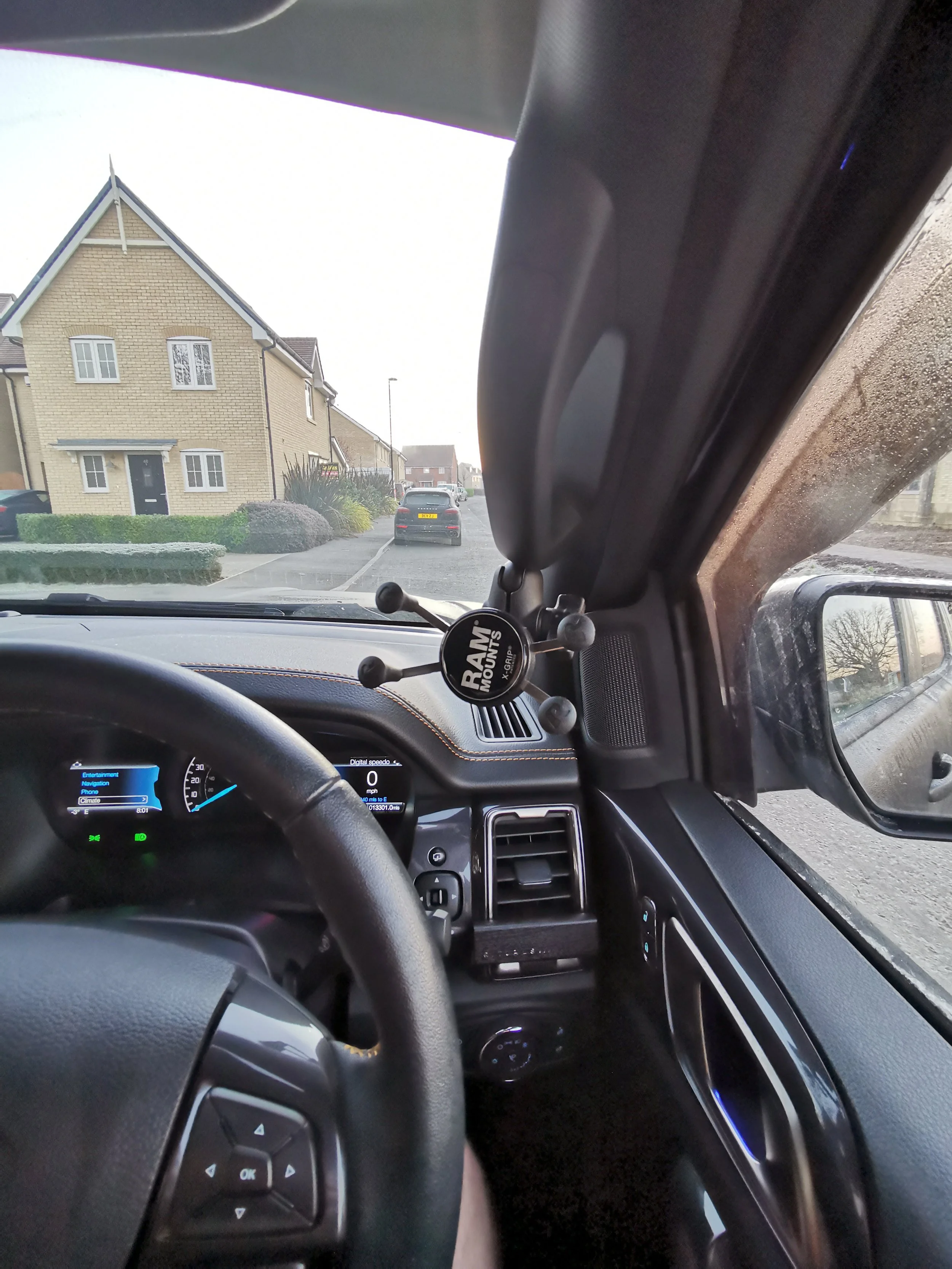 RAM Mount Adaptation Kit for Ford Ranger UK — Grab Handle Phone Holder ...