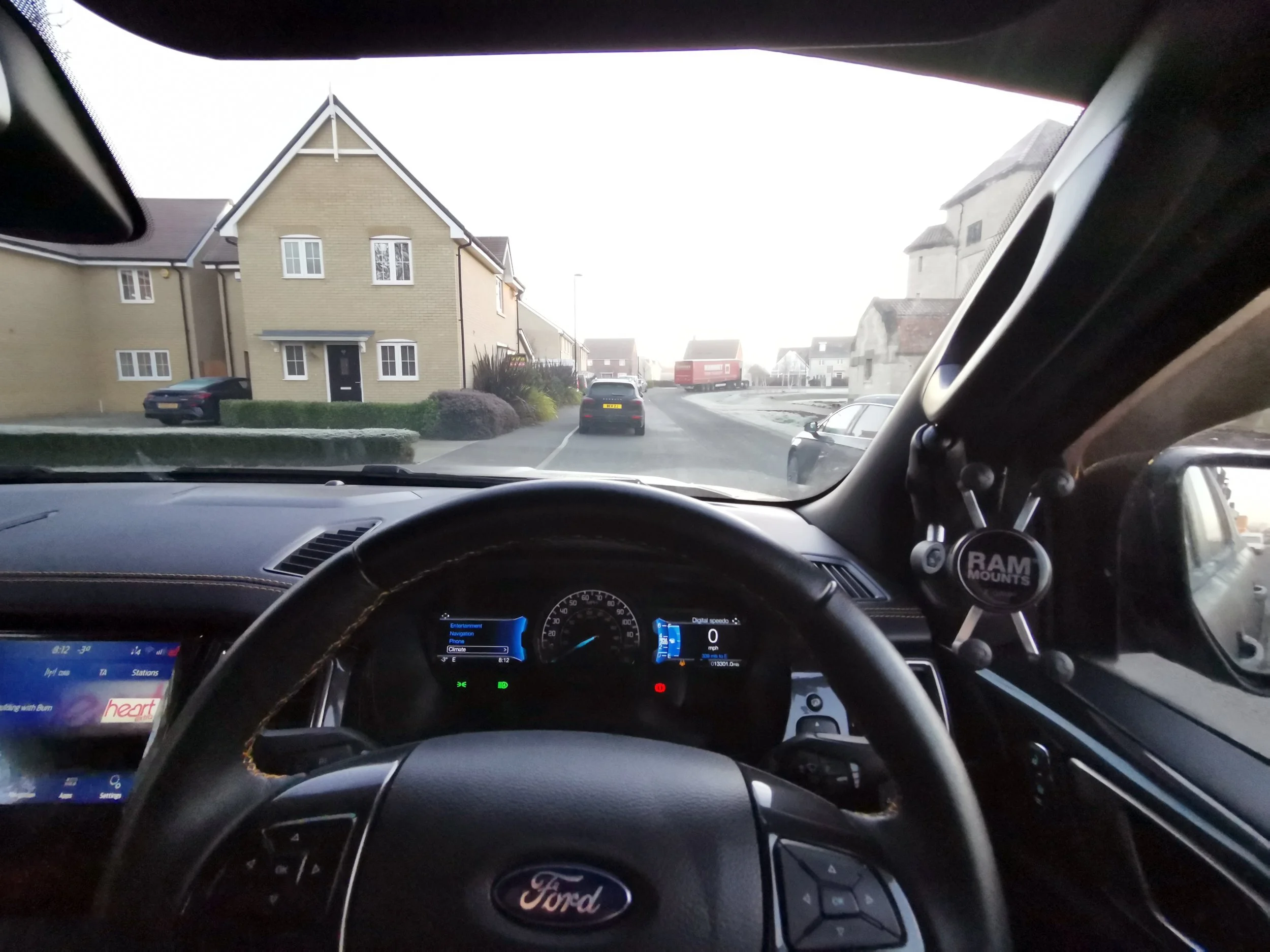 RAM Mount Adaptation Kit for Ford Ranger UK — Grab Handle Phone Holder ...