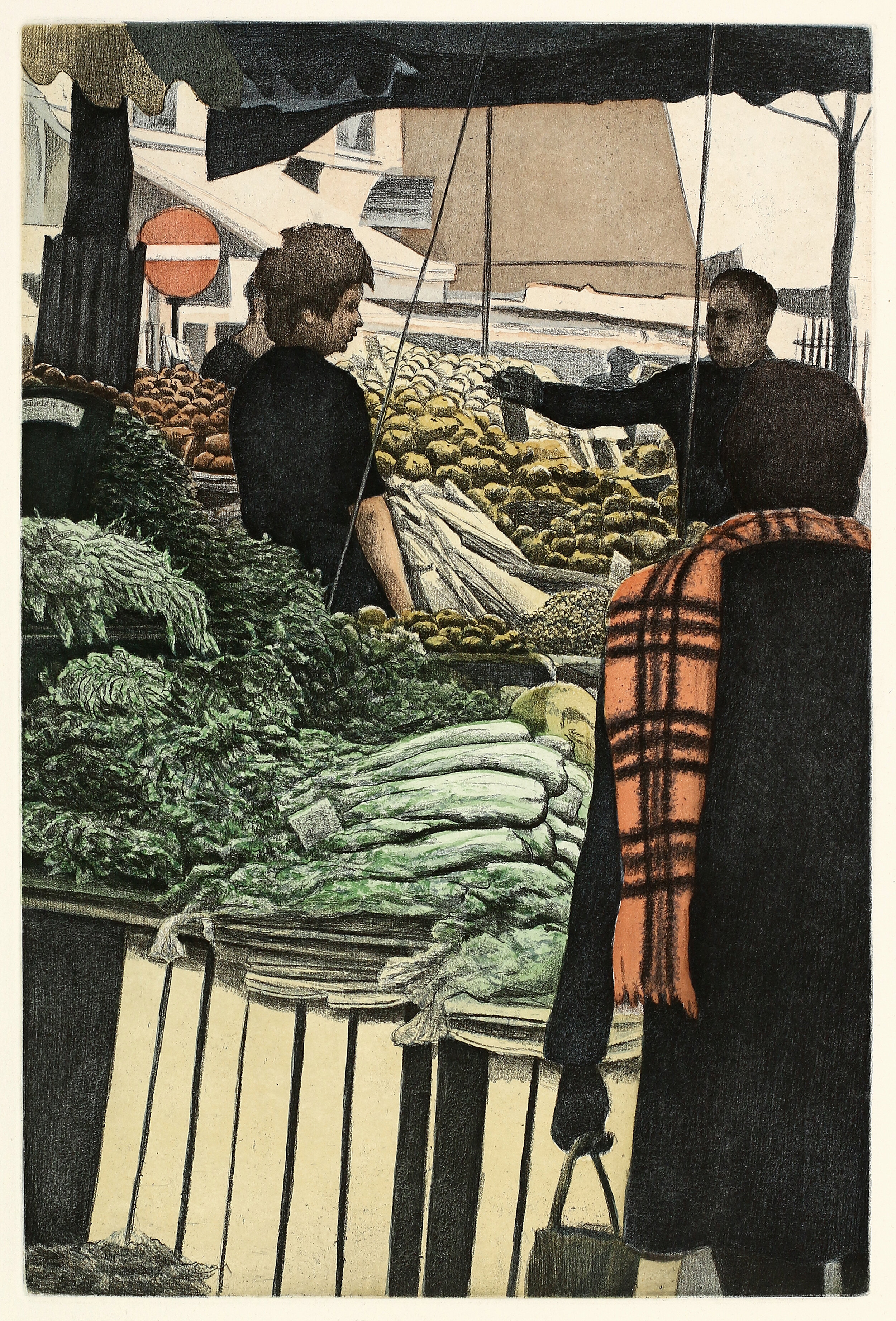 Market with Vegetables