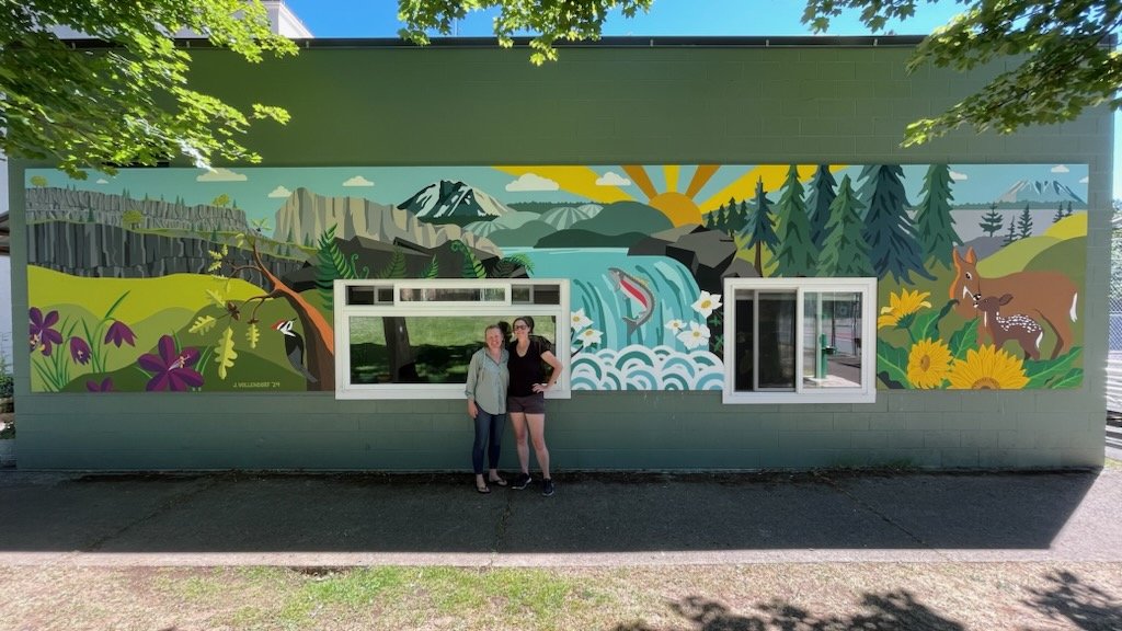 "Tune In," UCD Park Center Mural
