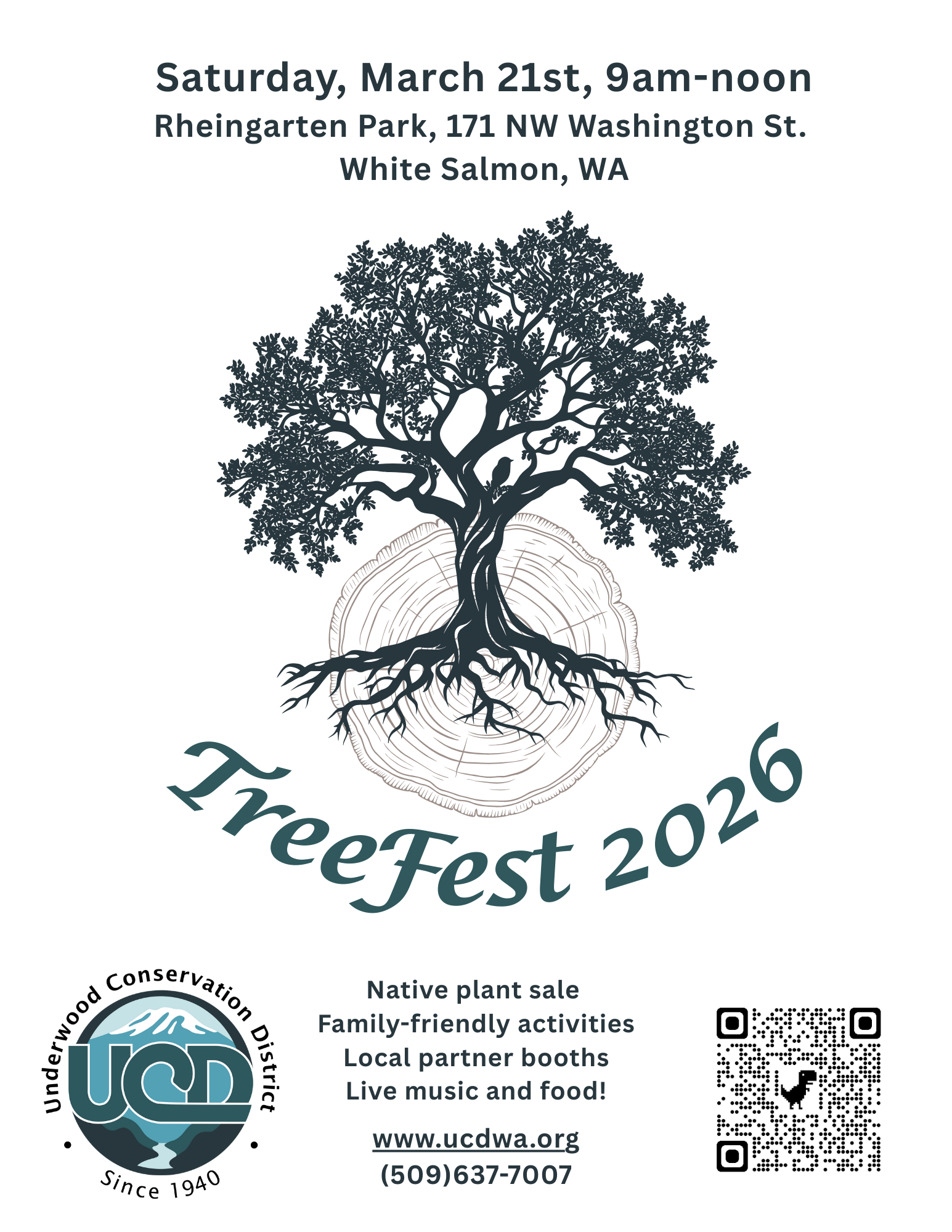 The online native plant sale is live and save the date for TreeFest March 21st, 2026. 