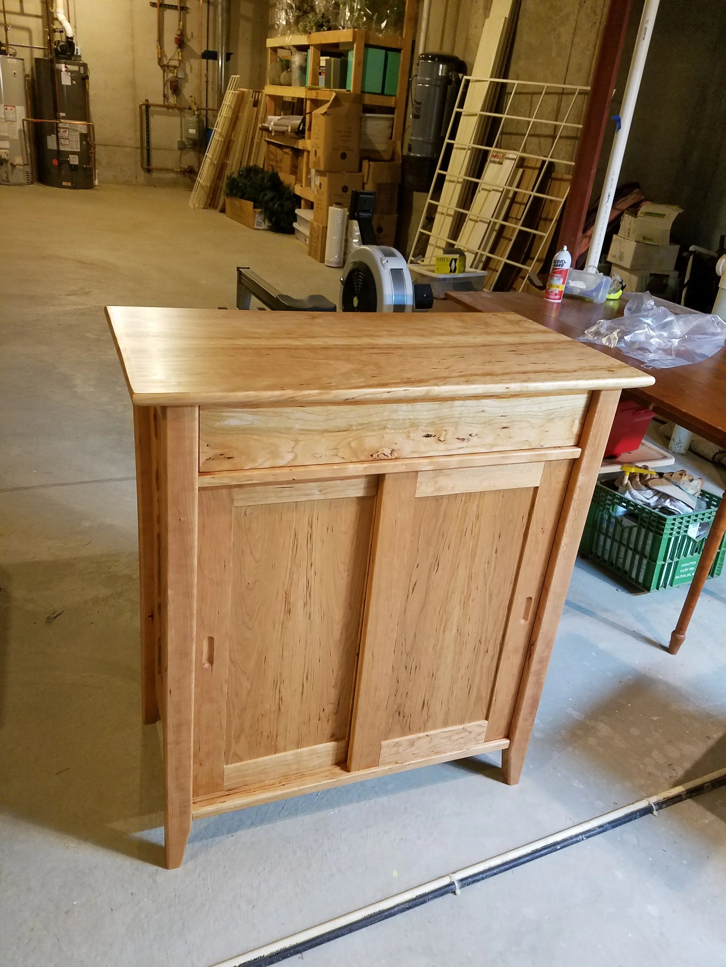 Gum Pocket Cherry Record Cabinet