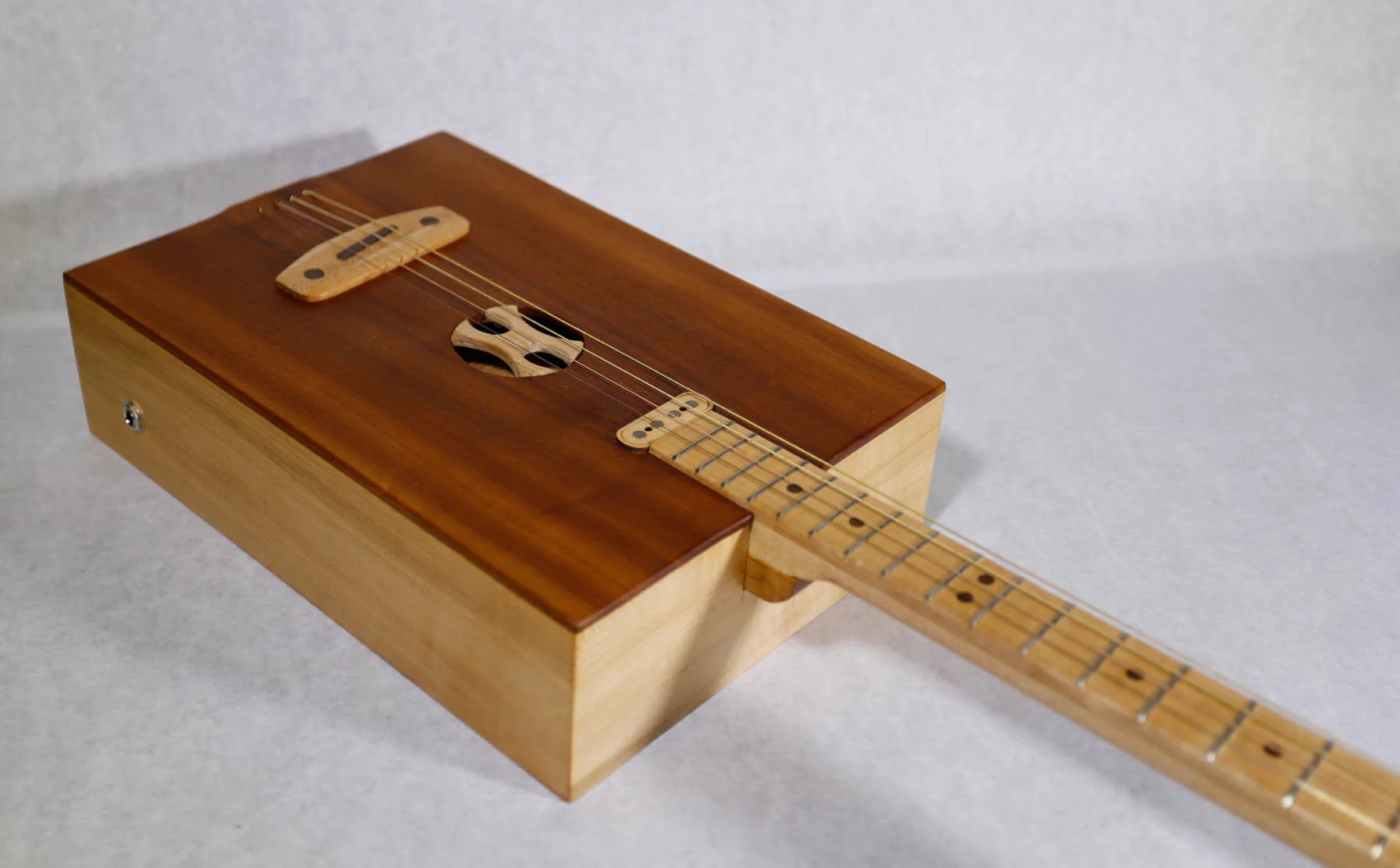 Haas Signature Cigar Box 4 String Guitar