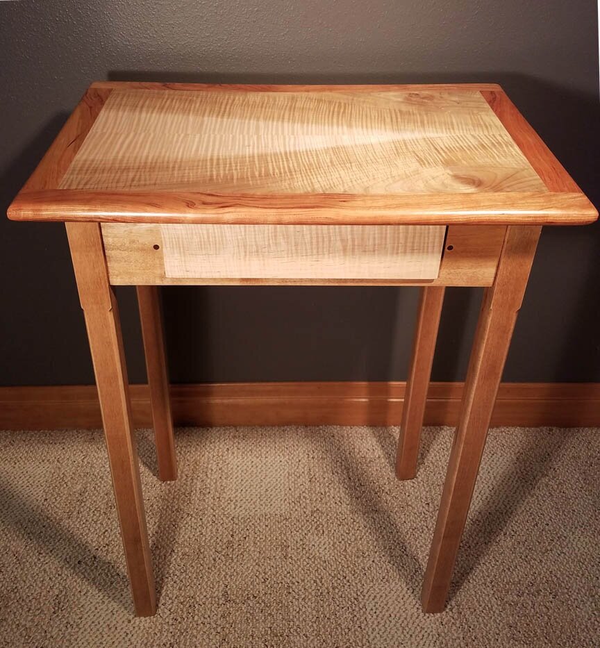 Cherry and Maple End Table