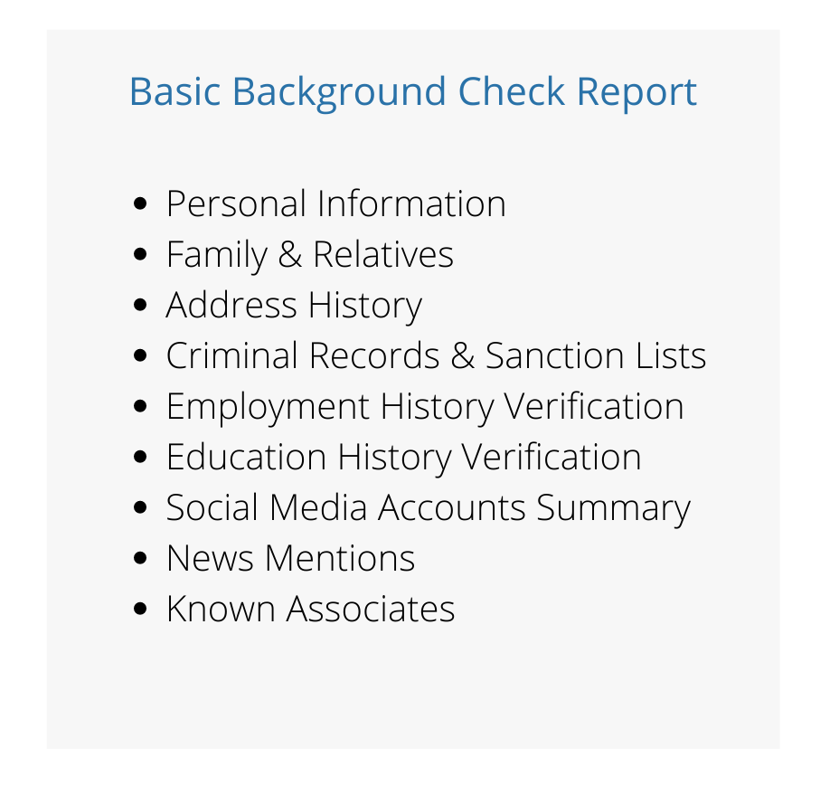 Employment Background Verification Services — Reputell