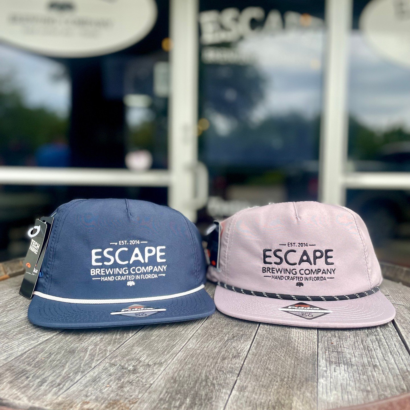 NEW HATS ARE HERE!

New hats are here just in time for summer! Perfect for the beach, golf course, or every day ☀️

Available in the taproom and on our website, www.escapebrewingcompany.com

____________
T O D A Y
4PM-10PM

#drinkenjoyescape #escapeb