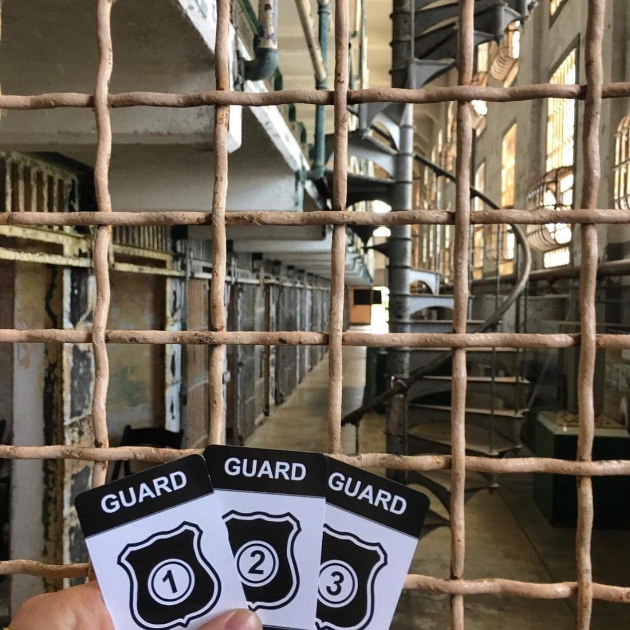 Just remember, when trying to escape Alcatraz, it&rsquo;s good to be odd! Odd-numbered guard cards will bring you good news. Even-numbered cards? Well, we guess you&rsquo;ll just have to find out! 
.
#alarm22 #escapefromalcatraz #escapefromalcatrazth