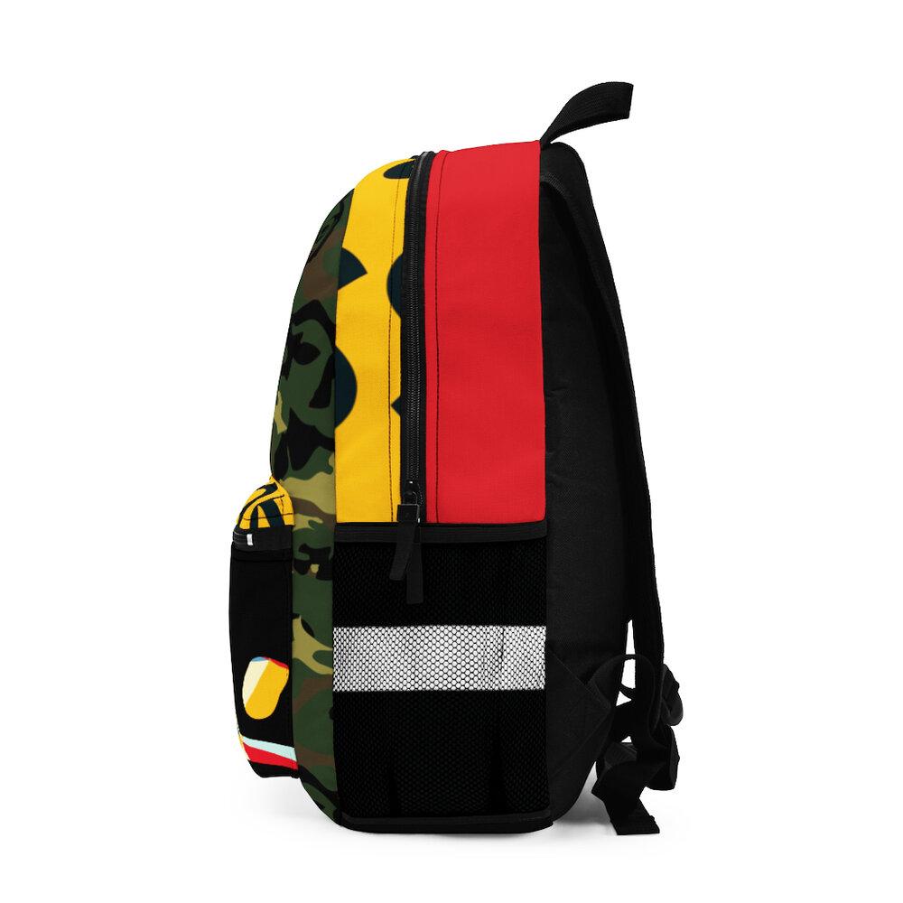 Bape Backpack Red Bape Waterproof Backpack