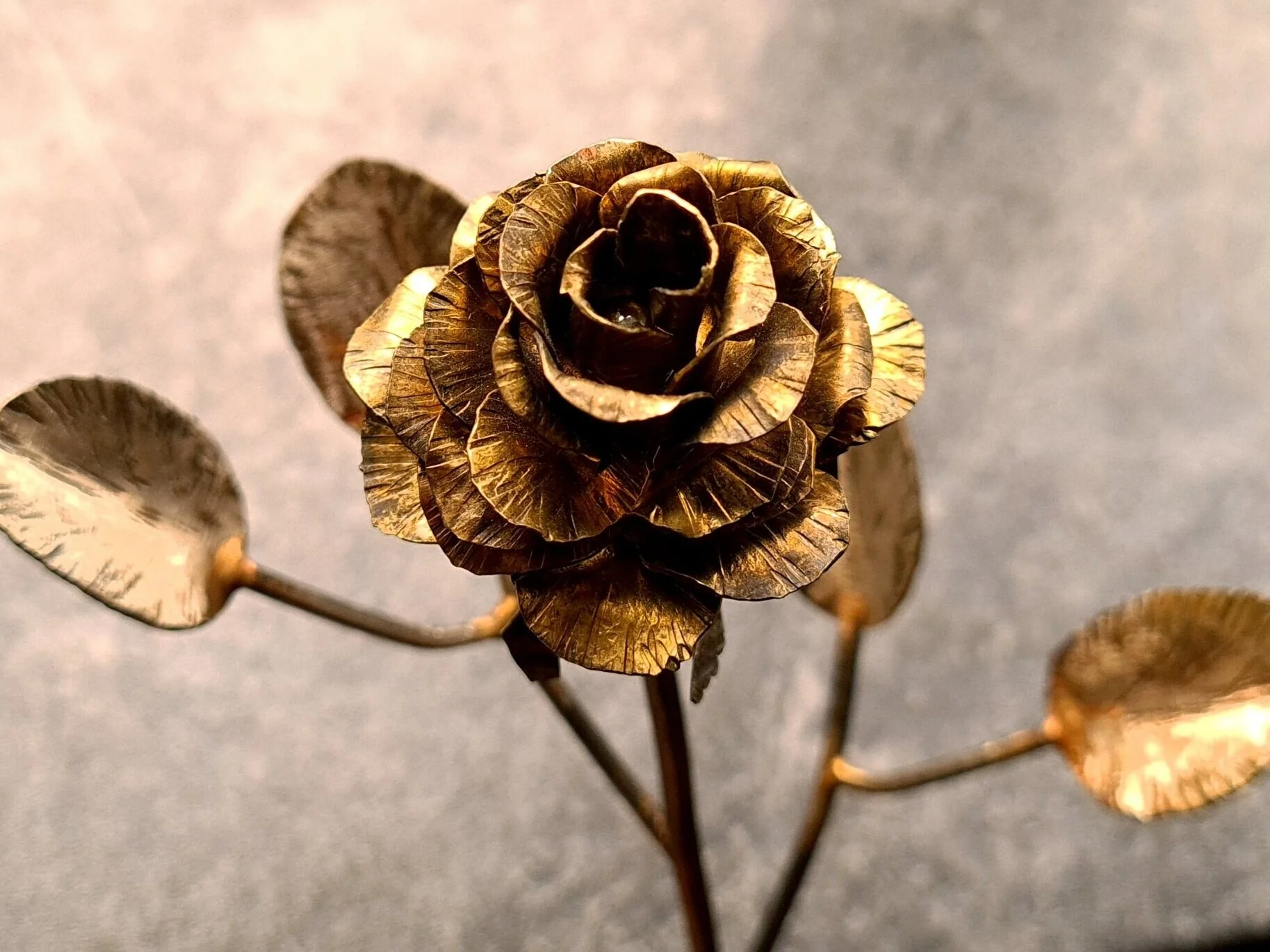 Brass-Iron Flower