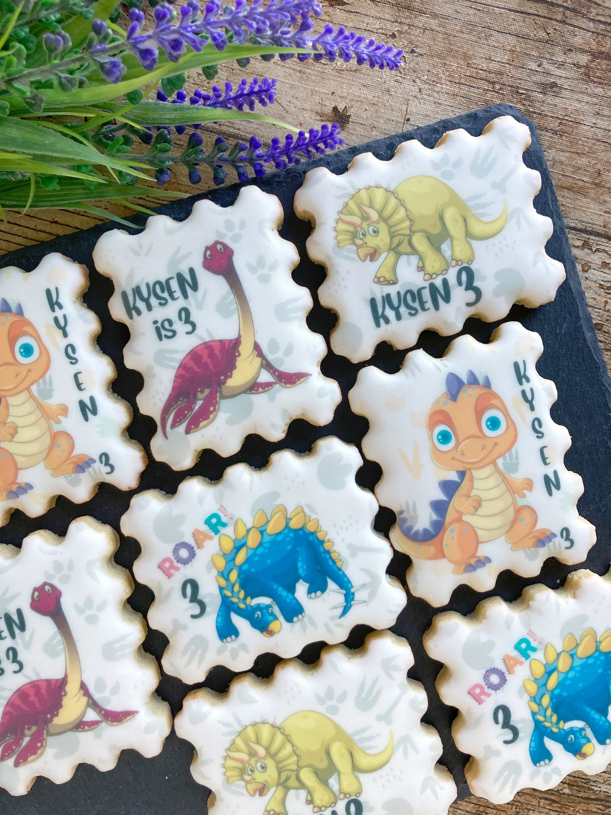 Cute Dino Cookies