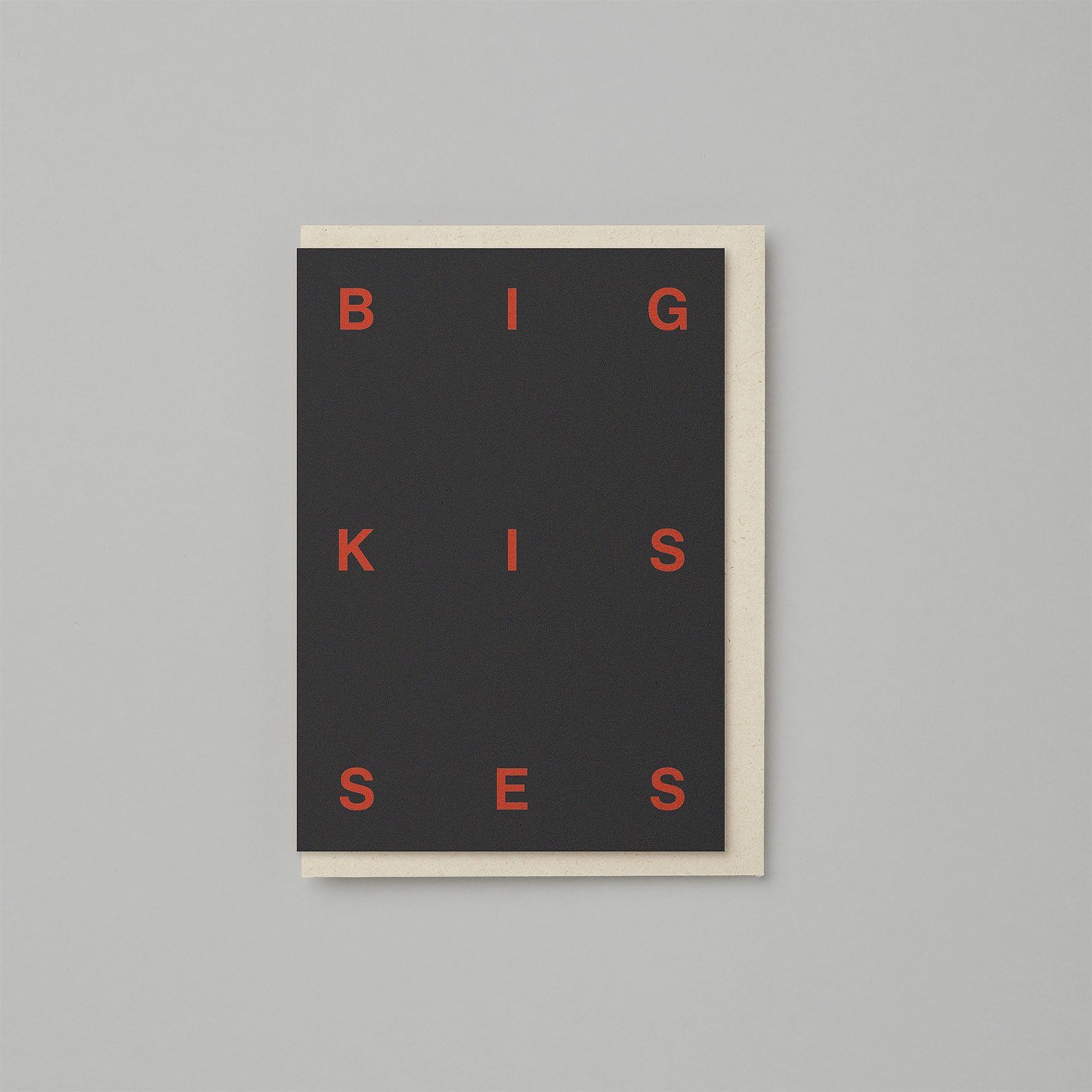 BIG KISSES VALENTINES CARD