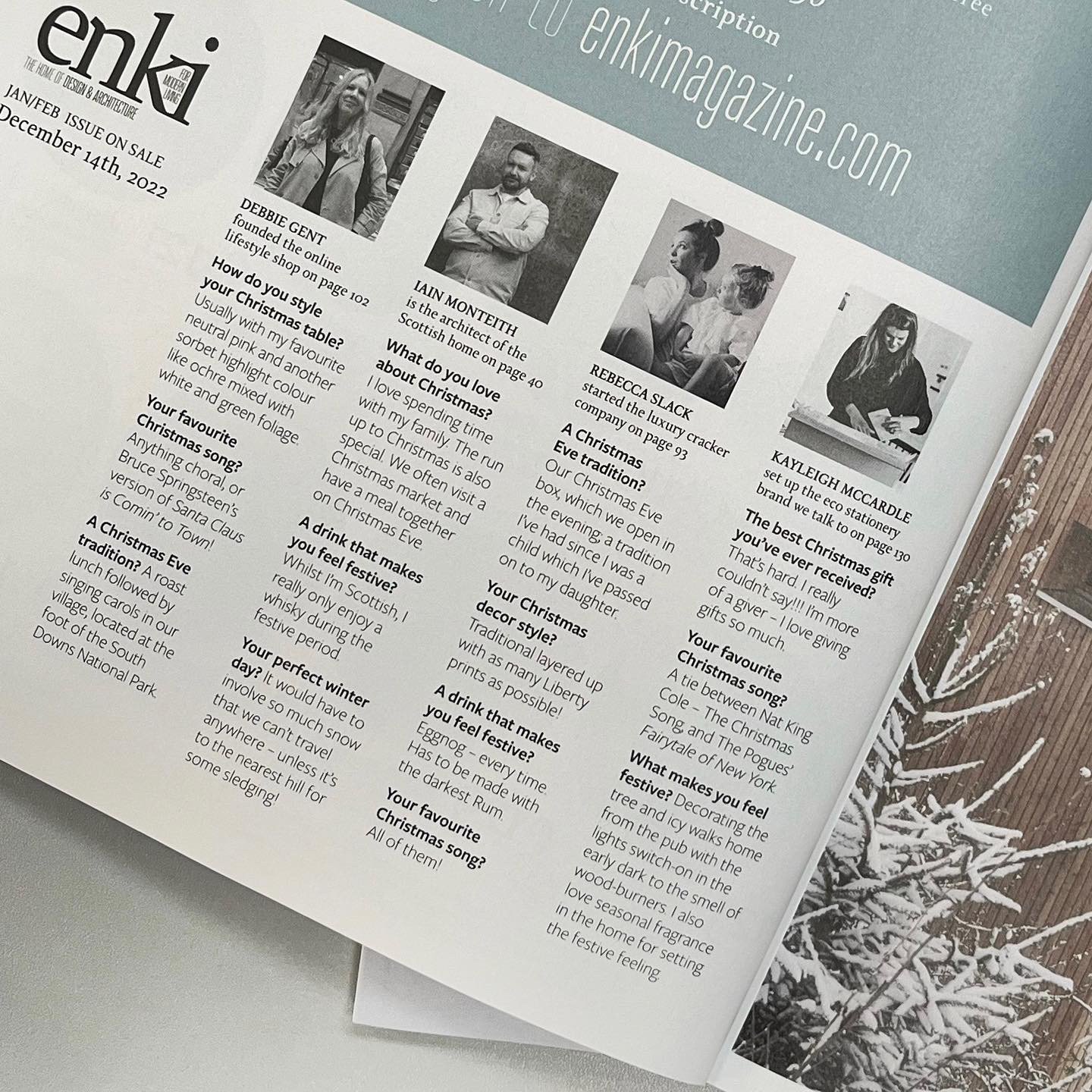 Kayleigh McCardle set up the eco stationery brand we talk to on page 130.