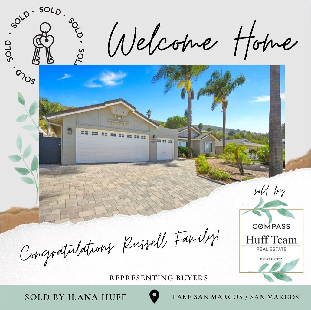 😍🏡✨ JUST SOLD 🎉 Congratulations to the Russell Family on their new home sweet home!✨ 🔑

⛳️ 🛶⛵️ Welcome to the lake life! Ilana is so excited that her clients found the perfect home in their dream neighborhood! Now they get to live every day like