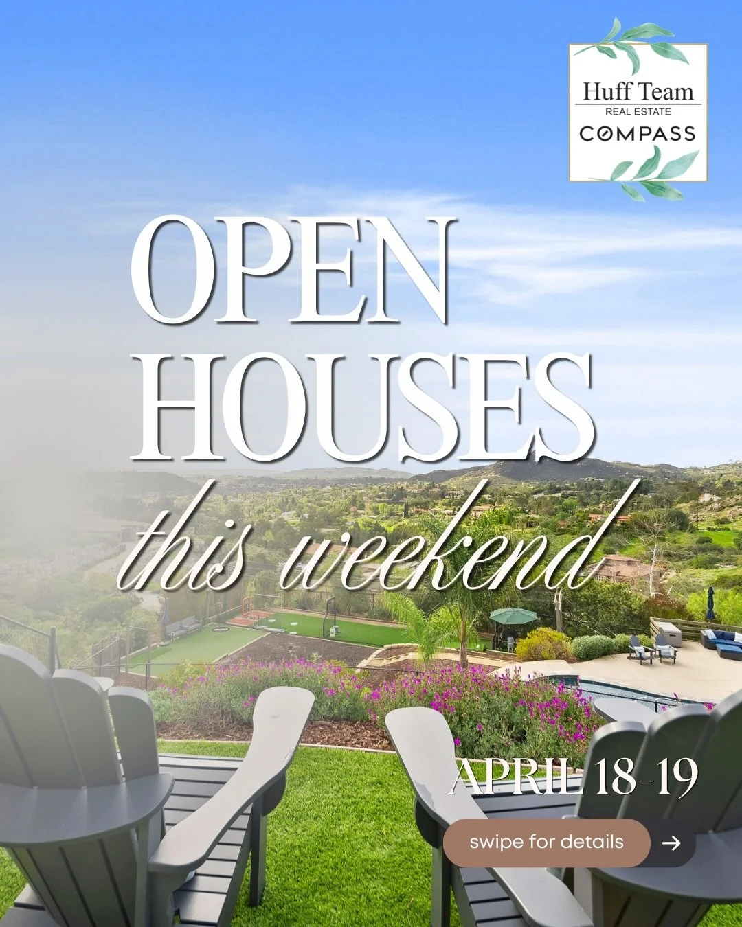 OPEN THIS WEEKEND! See below for details on these 7 homes! ⬇️

1️⃣🏡 14546 Highcrest Court
OPEN SUN 📍 in Poway
➡️ More info bit.ly/14546highcrest

2️⃣🏡 1650 Sagewood Way
OPEN SAT &amp; SUN 📍 in San Elijo Hills
➡️ More info bit.ly/1650sagewoodway

