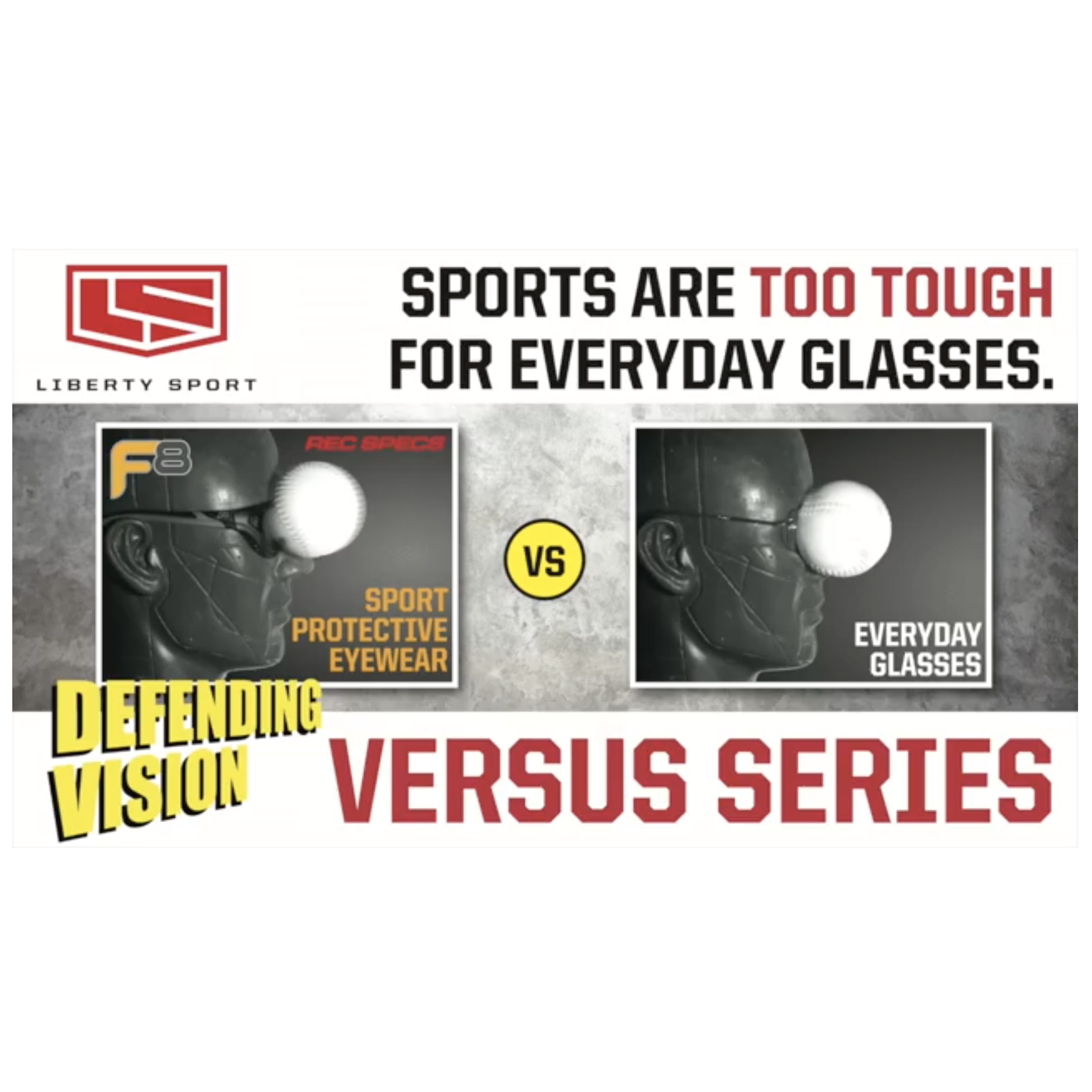 Sports are Too Tough for Everyday Glasses