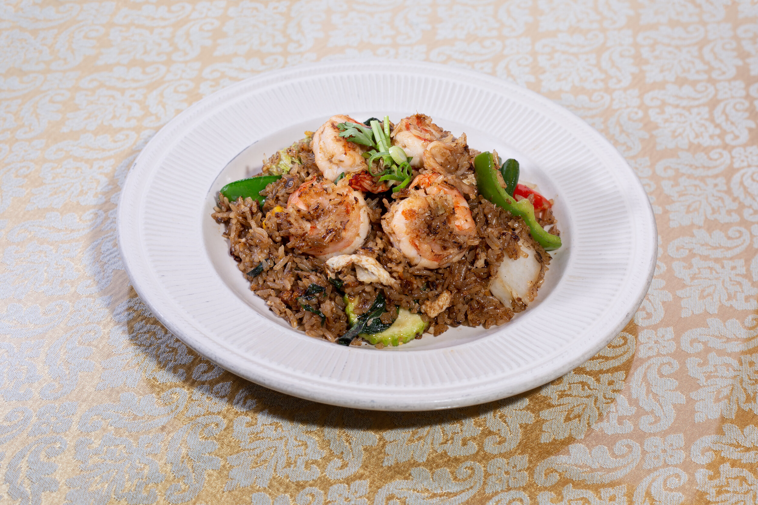Basil Fried Rice with Shrimp