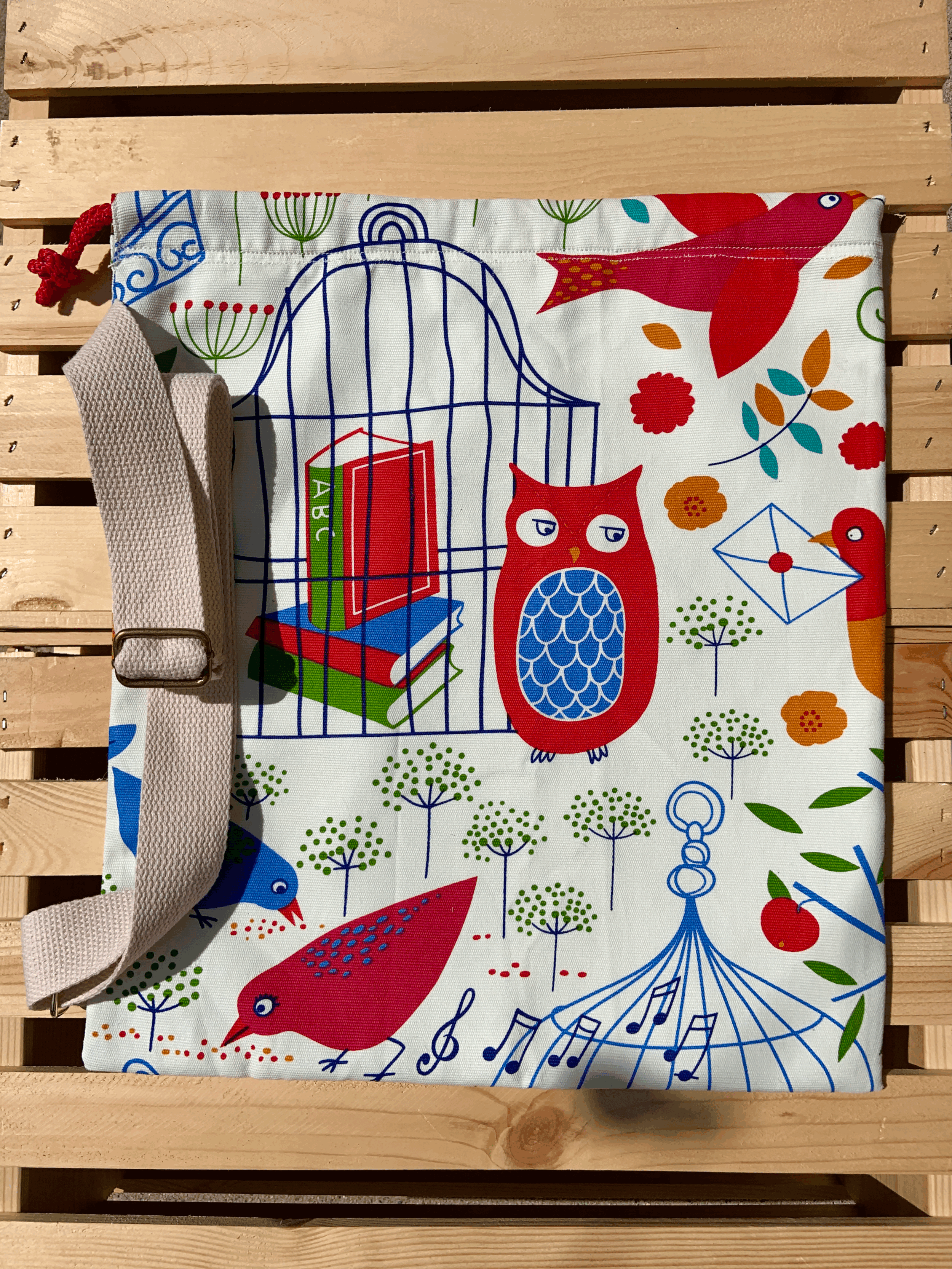 Constance - Birdcage & Flowers Day Bag