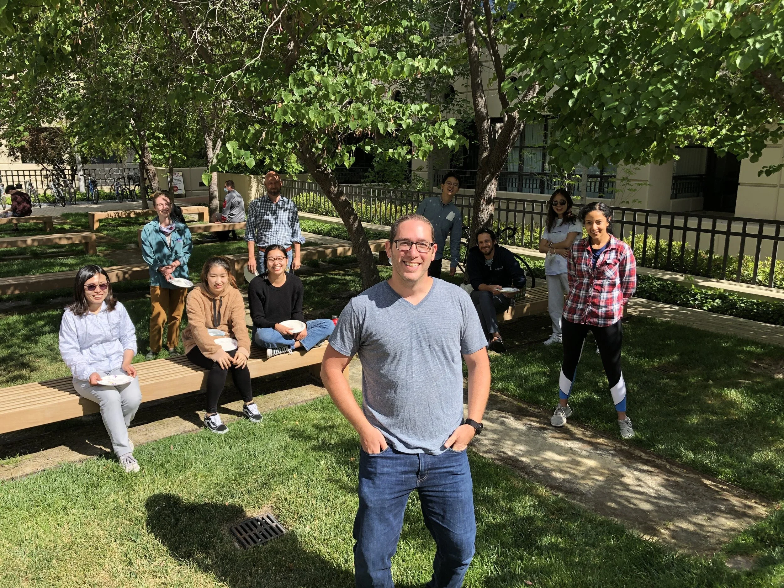 Summer 2021 Enjoying the sunshine &amp; Zohar’s farewell party - Best of luck Zohar!!