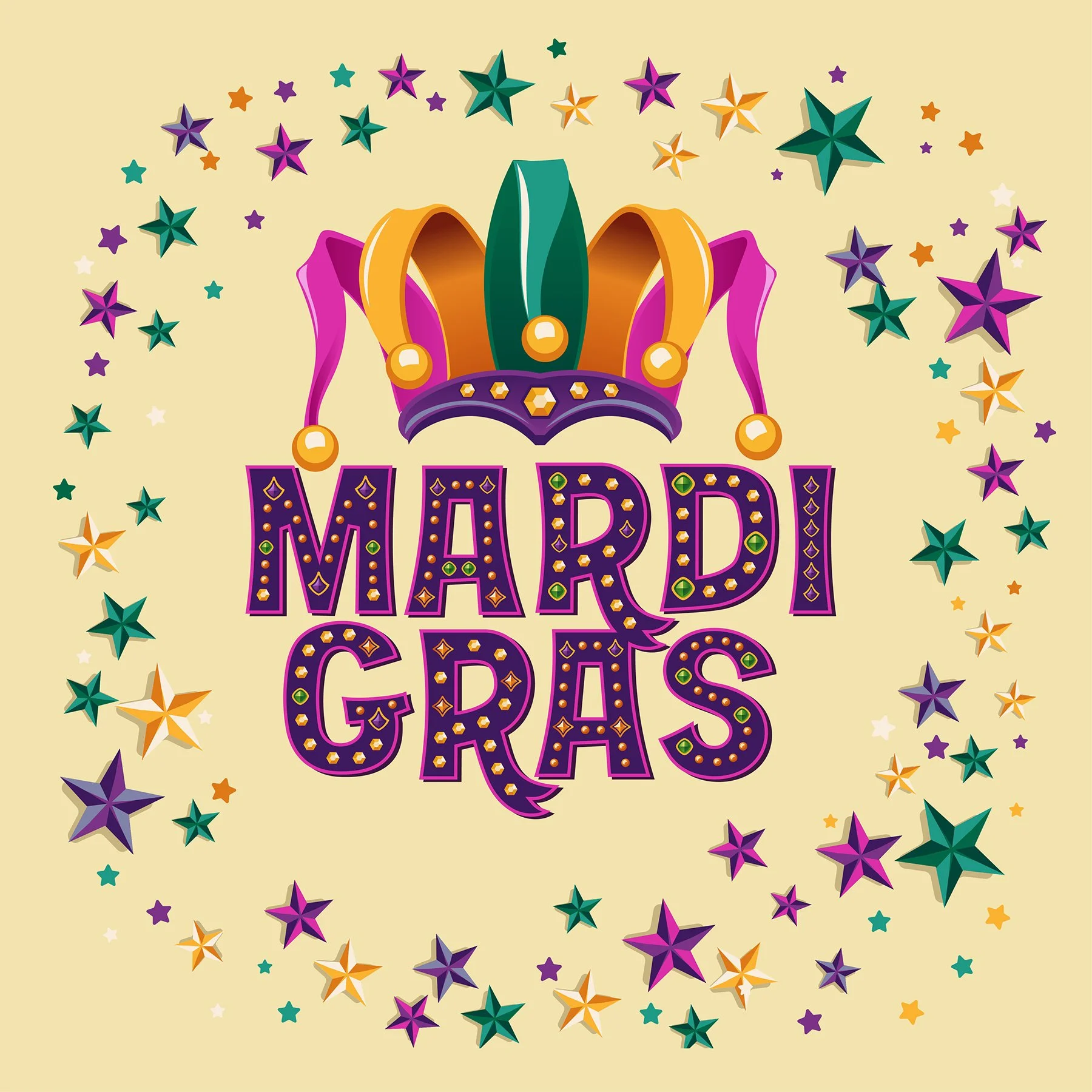 Mardi Gras Luncheon Party
