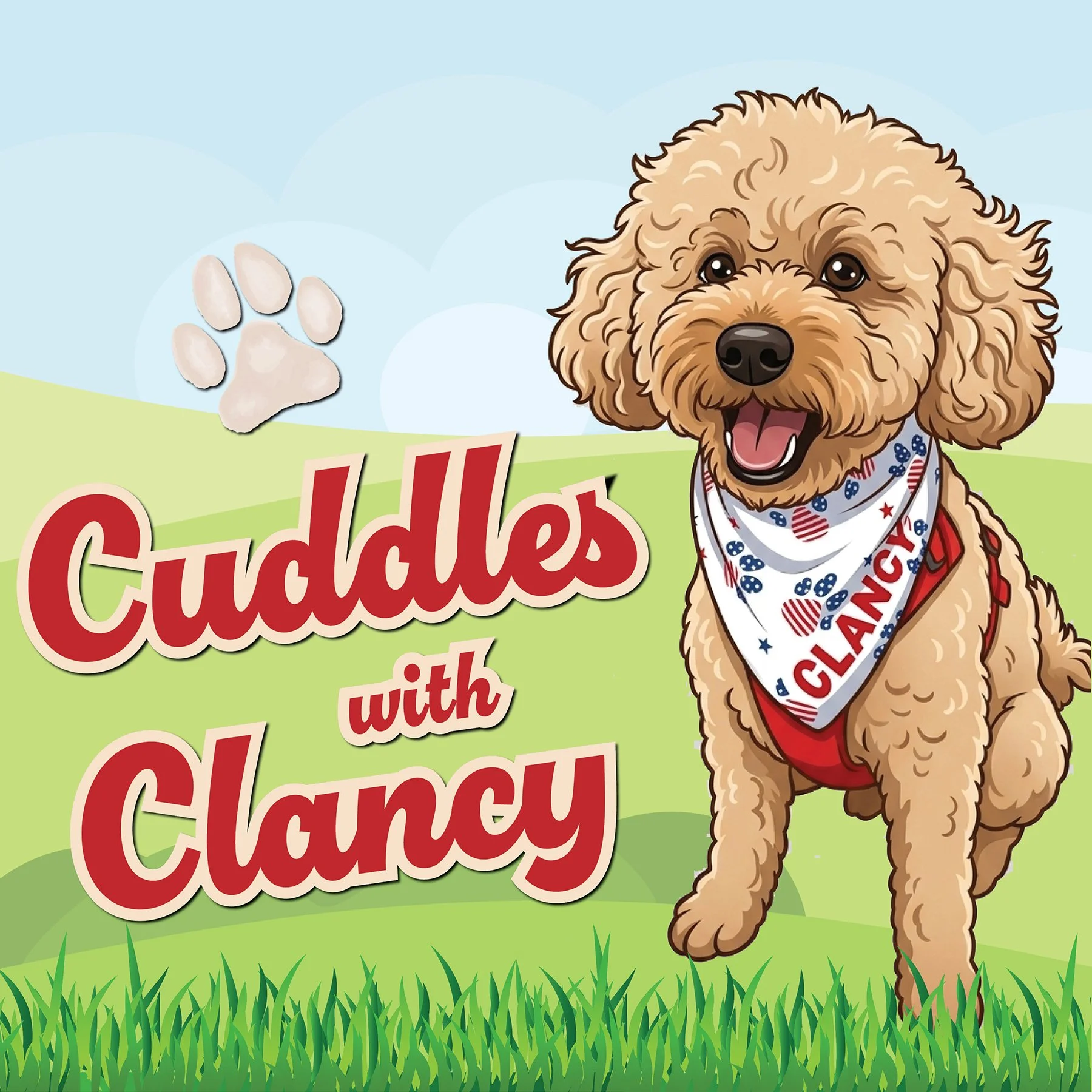 Cuddles with Clancy
