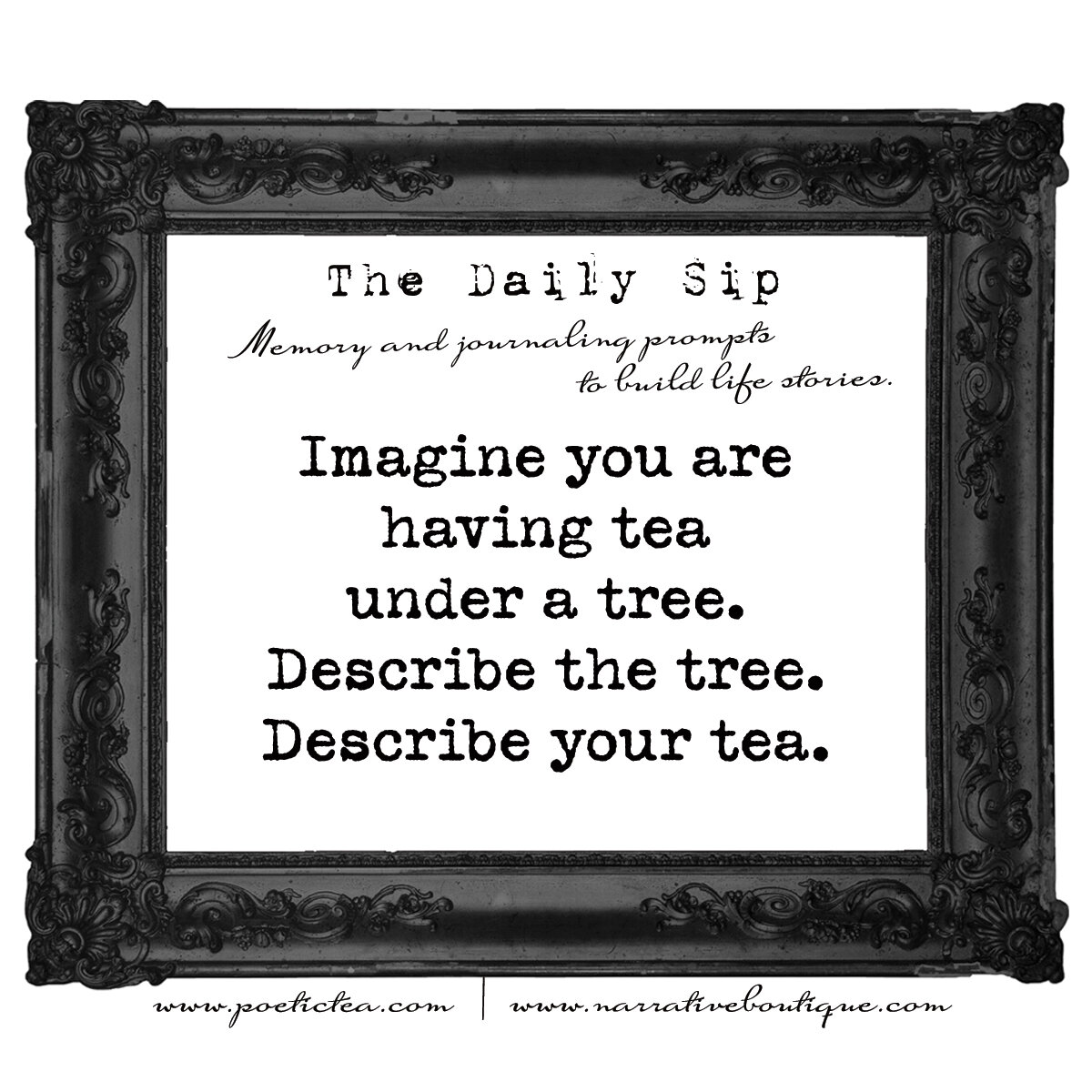 Having Tea Under a Tree