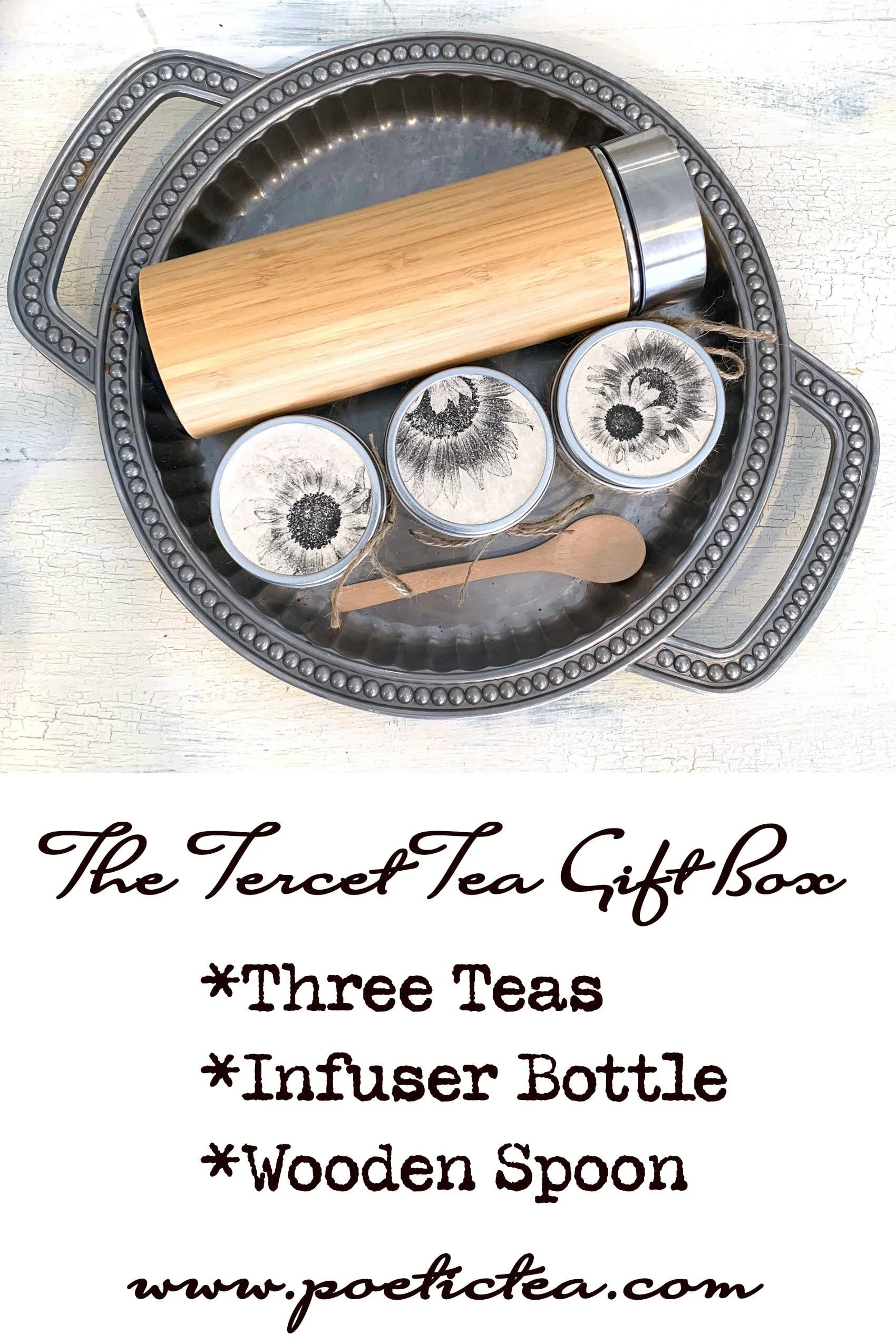 Loose Tea Gift Box with Infuser Bottle