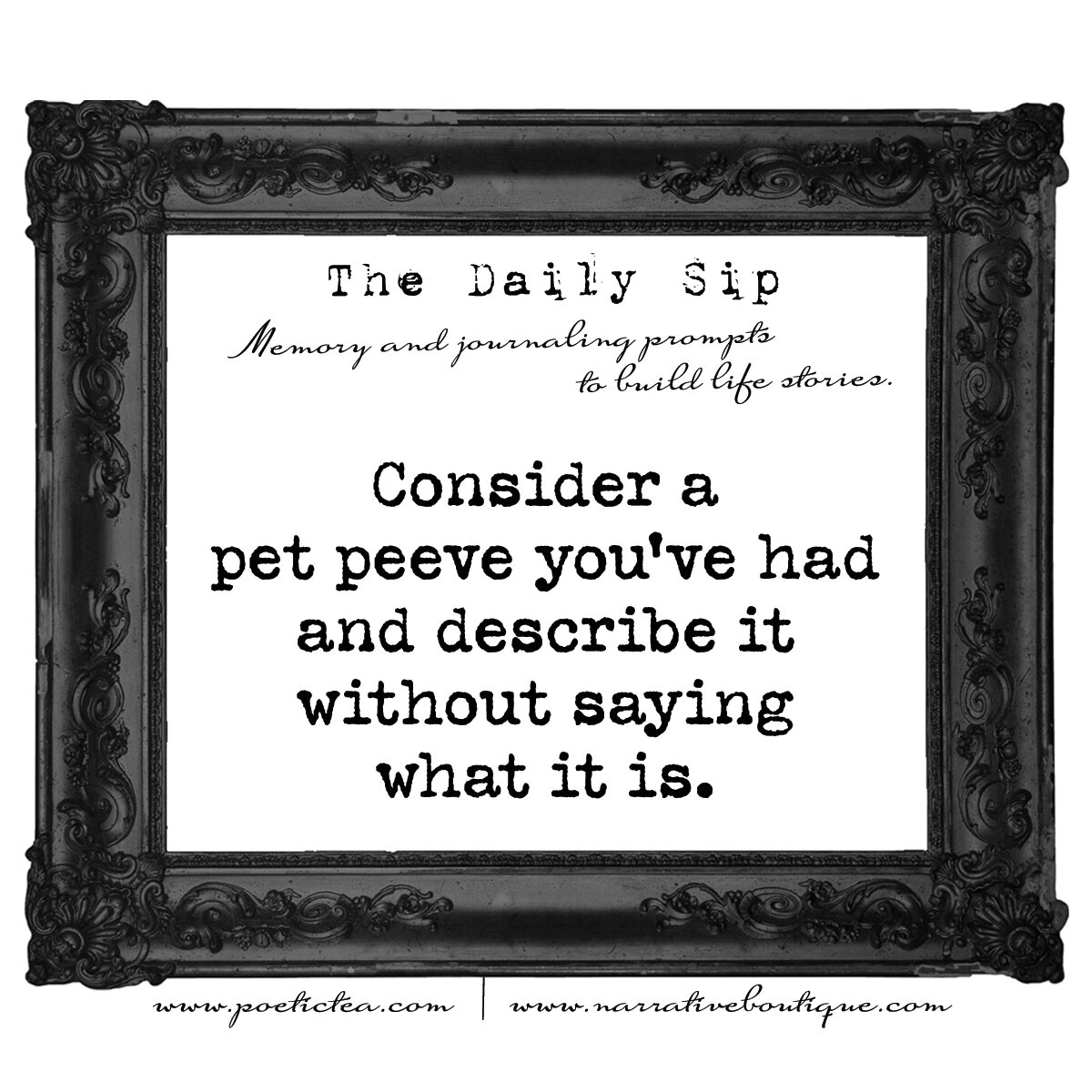 Describing a Pet Peeve