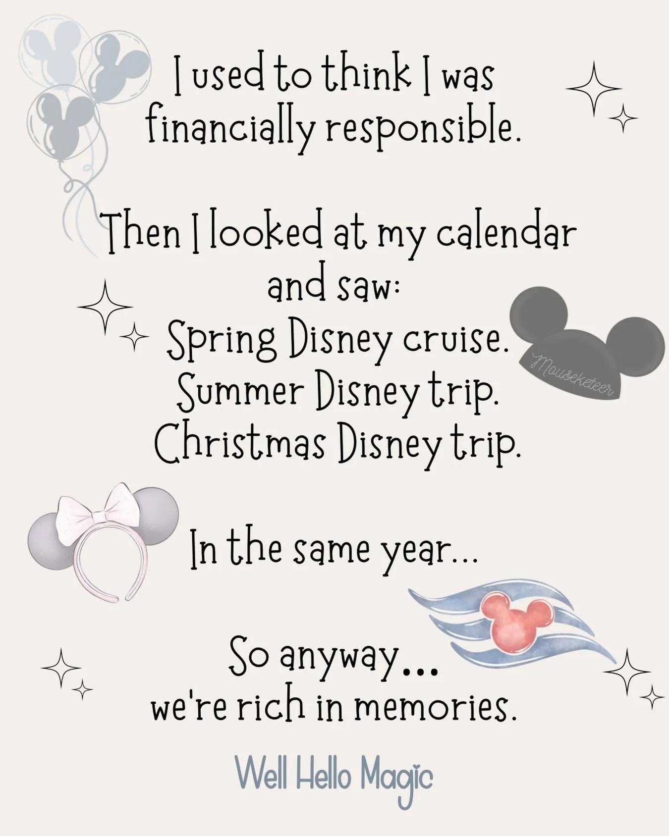You know what? Rich memories are the best kind of rich there is. 🤍

But let&rsquo;s talk real dollars for a second.

Last night my daughter and I went to see Beauty and the Beast on Broadway and it was phenomenal. Two and a half hours. Incredible mu