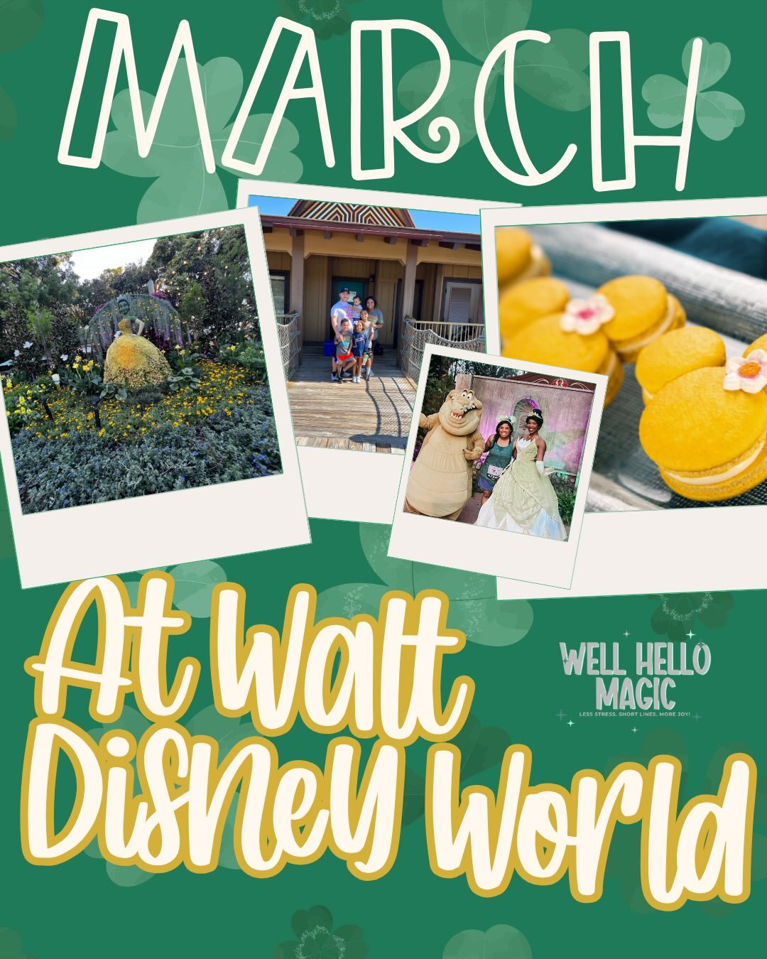 March at Walt Disney World is packed ✨ and this tip book has everything happening in one place. Festivals, Spring Break crowds, ride closures, entertainment schedules, special events, park hours, and resort updates are all covered so you can plan wit