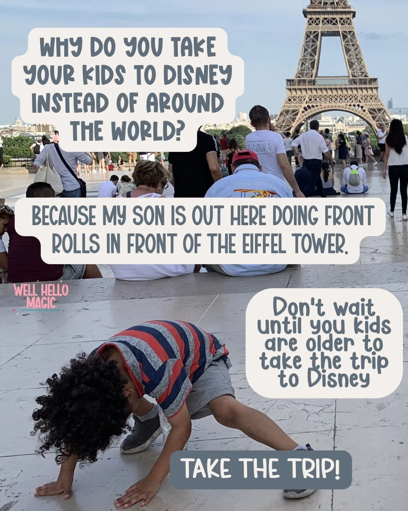 People always ask why we go to Disney all the time and why we don&rsquo;t travel to other places&hellip; but we do.

We travel a lot. And let me tell you, everywhere we go, my kids still act like kids. And that&rsquo;s not a bad thing.

Yes, they lea