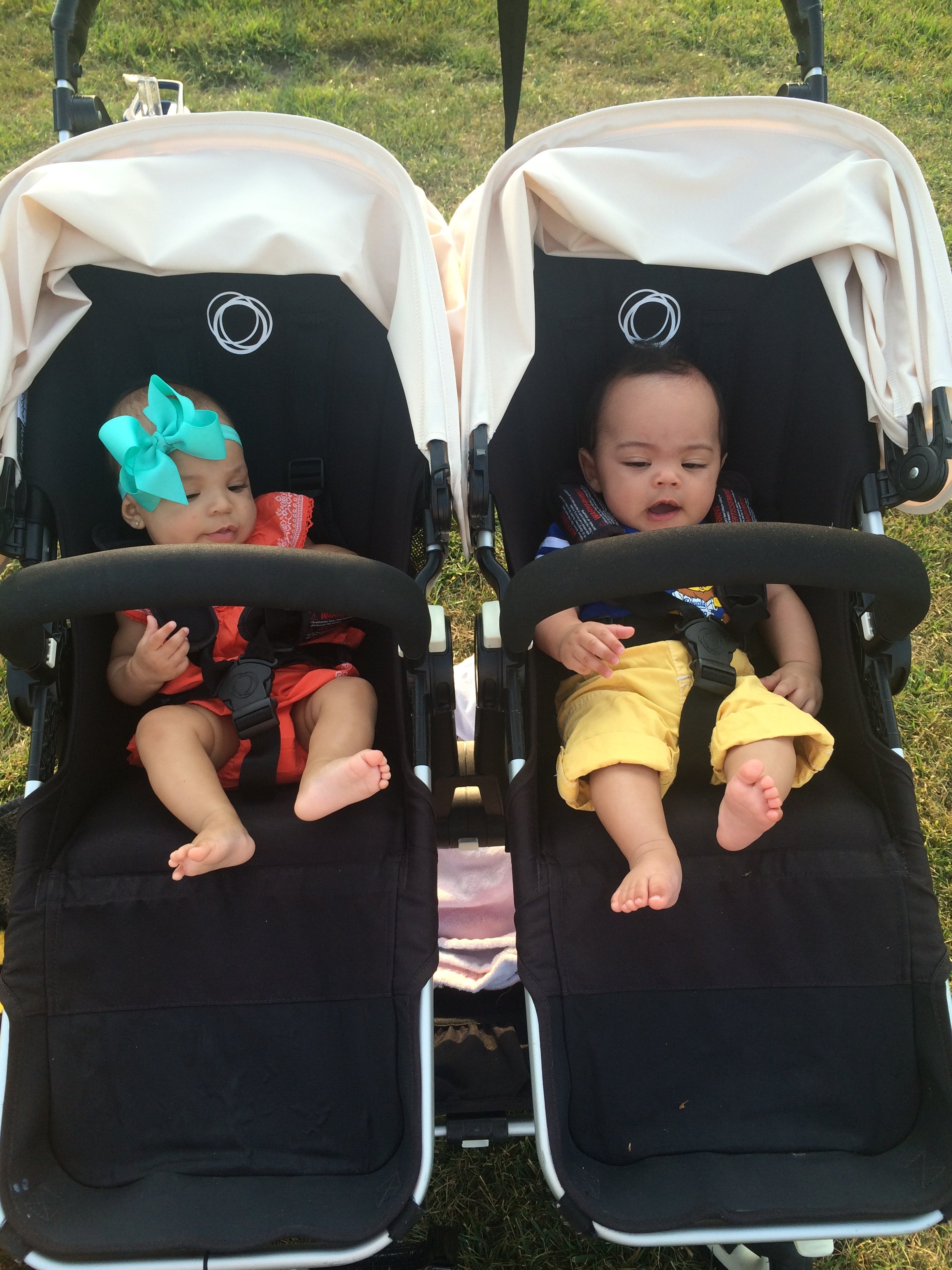 Twins in Stroller Baby at Disney.JPG