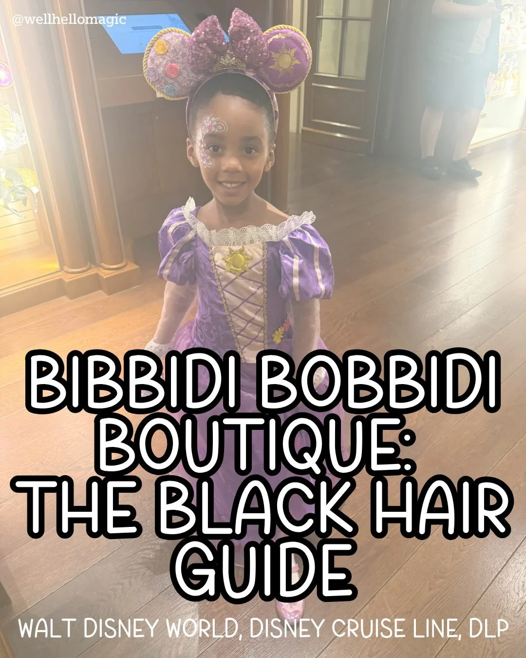 Hair, hair, hair! 💖 It is one of the questions I get asked more than anything whenever I share our visits to @DisneyParks&rsquo; Bibbidi Bobbidi Boutique.

So I put together this guide for every family wondering, &ldquo;Will they be able to do my ch