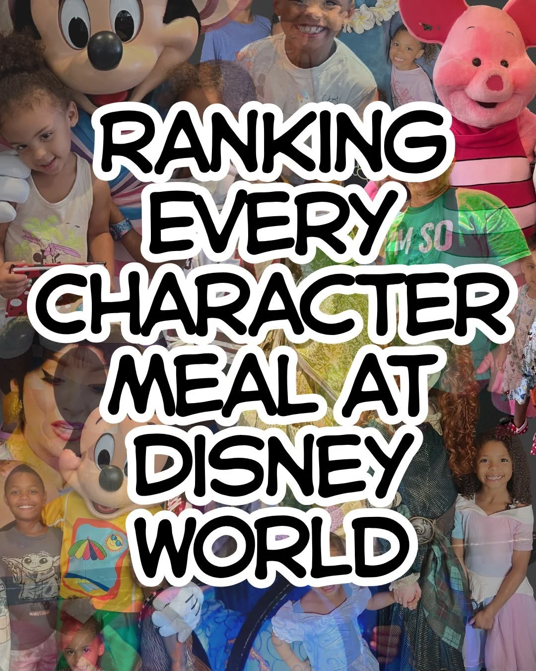 We&rsquo;ve been lucky enough to experience every character meal at Walt Disney World multiple times, which adds up to a lot of meals every year!

I genuinely don&rsquo;t think any of the character meals are bad. I enjoy them all, and each one has so