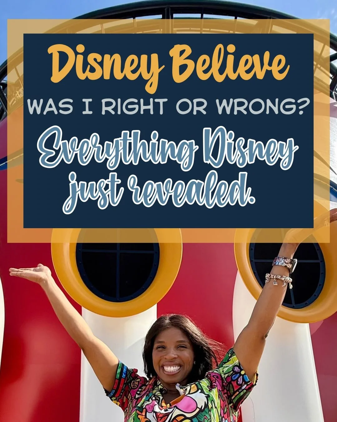 ✨ The Disney Believe is coming, and we FINALLY have some answers! 🚢

Disney has officially revealed so many exciting details about its newest cruise ship, the Disney Believe, setting sail in December 2027!

Before the big reveal, I shared my predict
