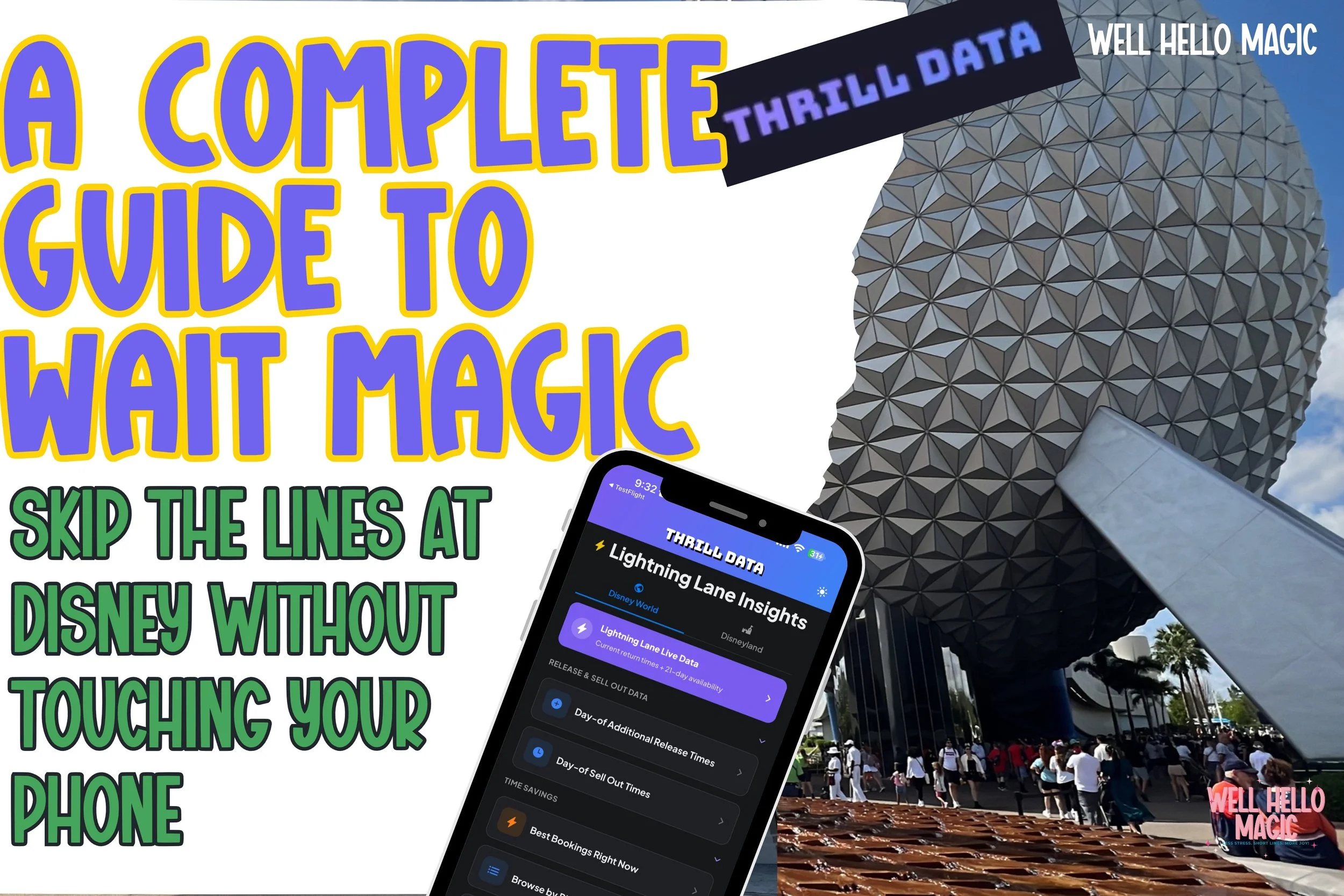 134: Wait Magic Explained: How to Use Thrill Data Wait Magic for Disney World Lightning Lane Multi Pass