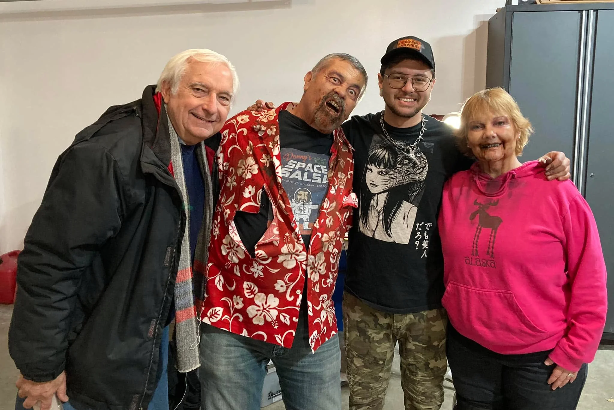 In makeup! Danny's Rocket Ranch Space Salsa is Zombie tested; Zombie approved!