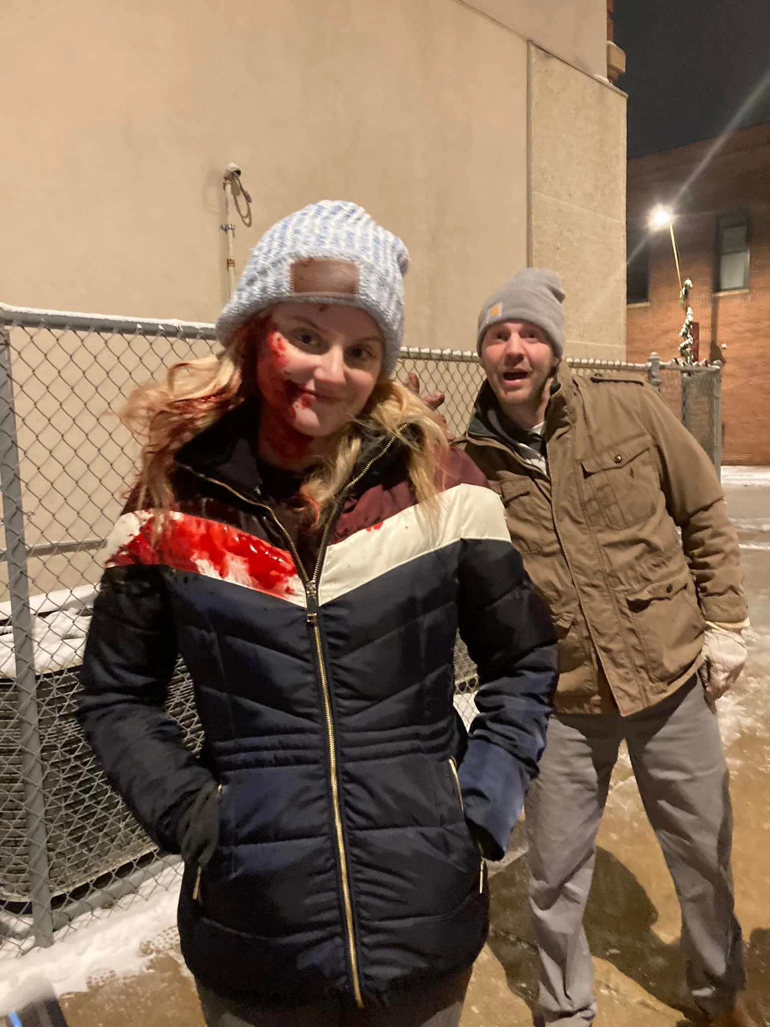 A few more pictures from last night&rsquo;s filming for Zombies in Owatonna, MN