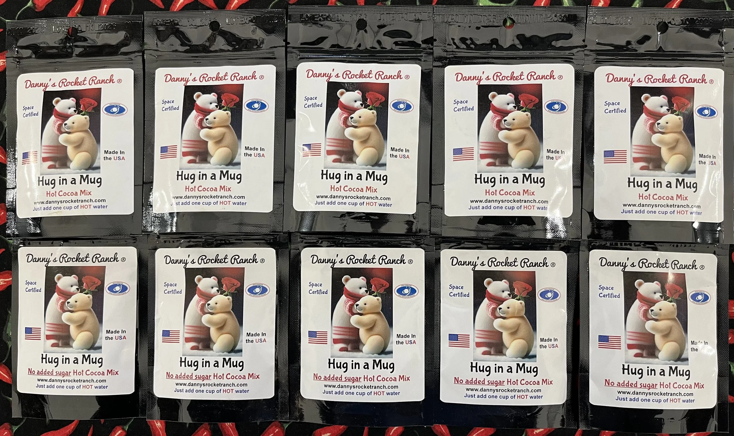 Hug in a Mug and No Added Sugar Hug in a Mug Hot Cocoa Drink Mix Bundle