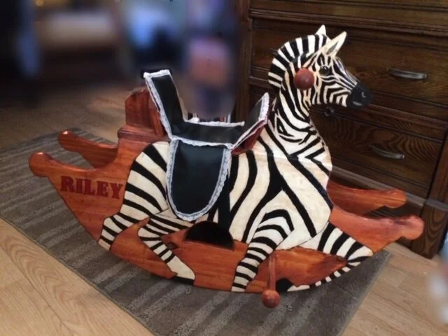 Zebra Rocking horse 2.JPG