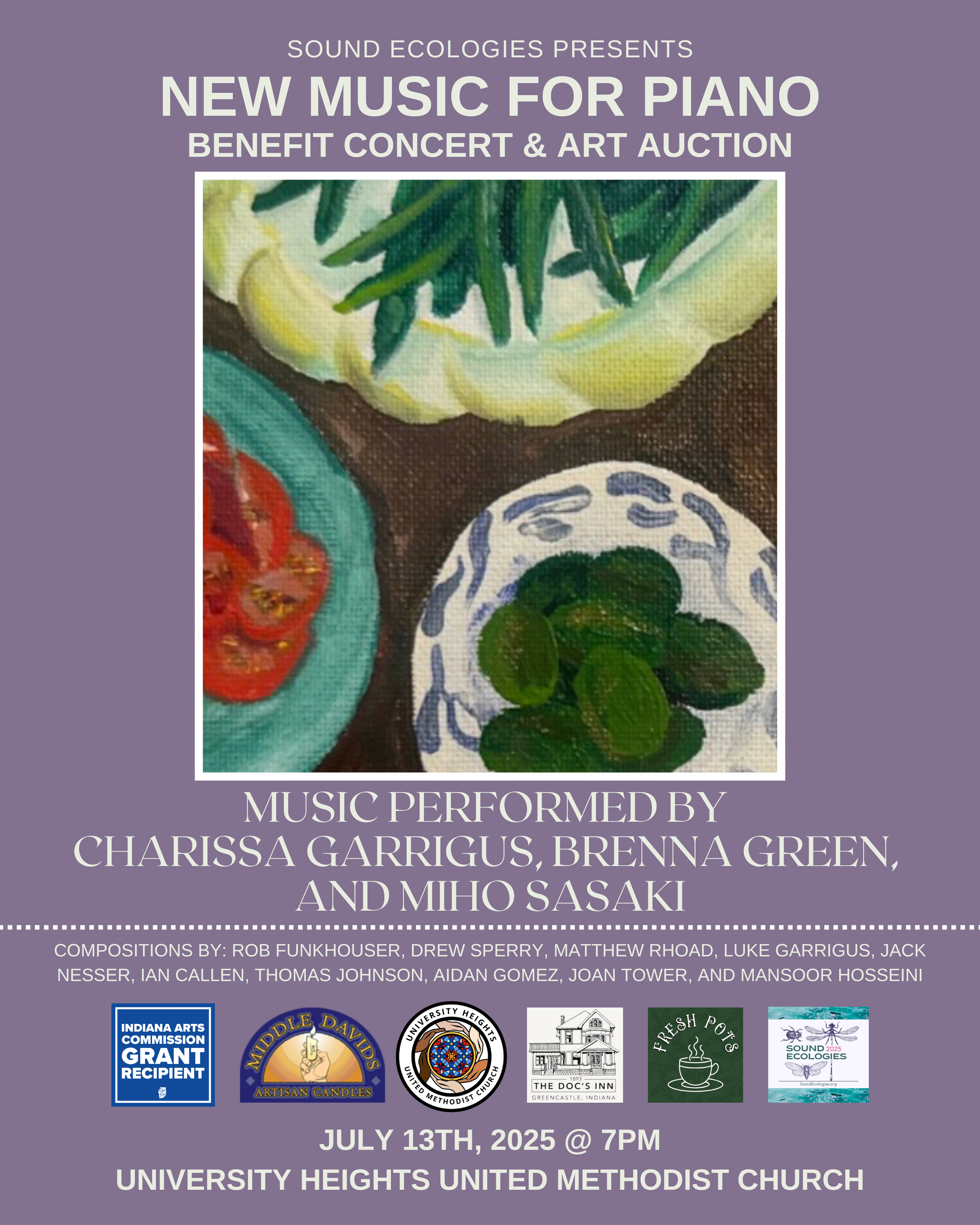 New Music for Piano - Charissa Garrigus, Brenna Green, and Miho Sasaki!
