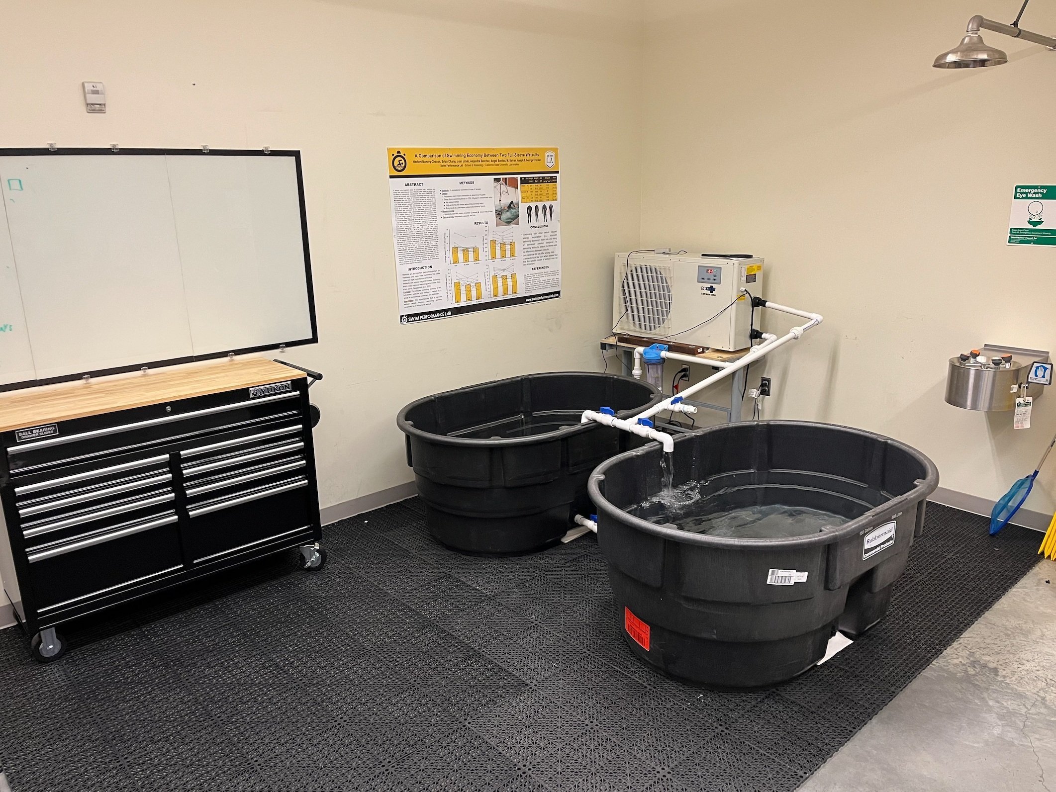 Cold-water immersion tubs