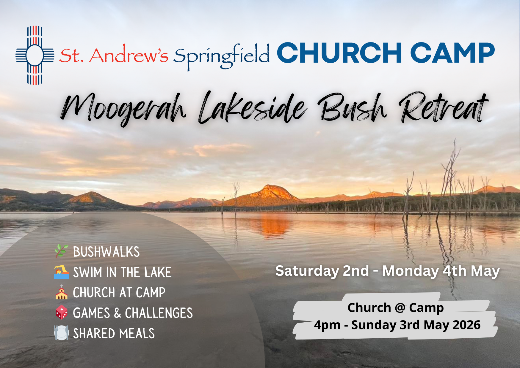 Church Camp 2026 - Moogerah Lakeside Bush Retreat