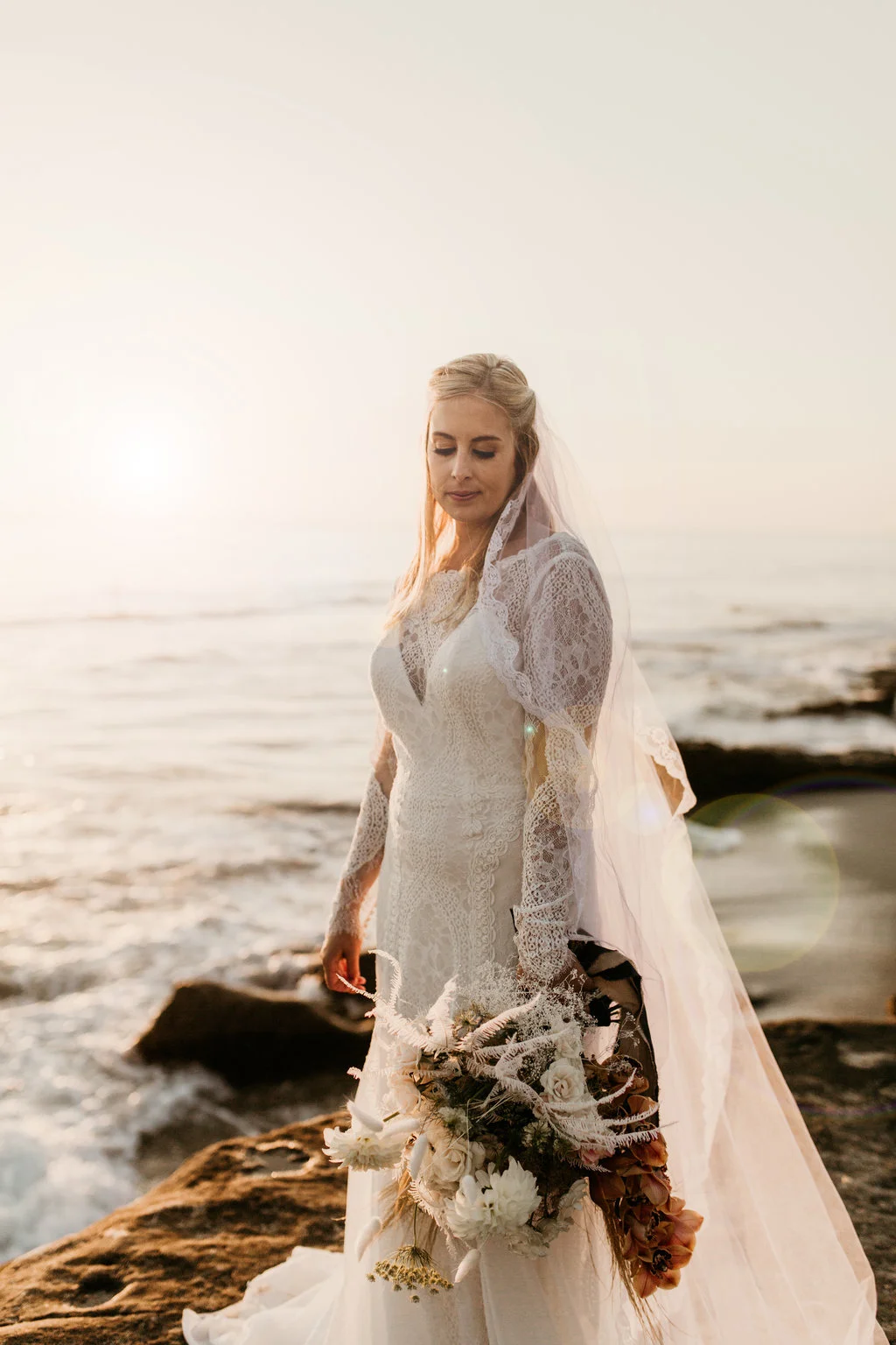 Elegant Seaside San Diego Beach Wedding